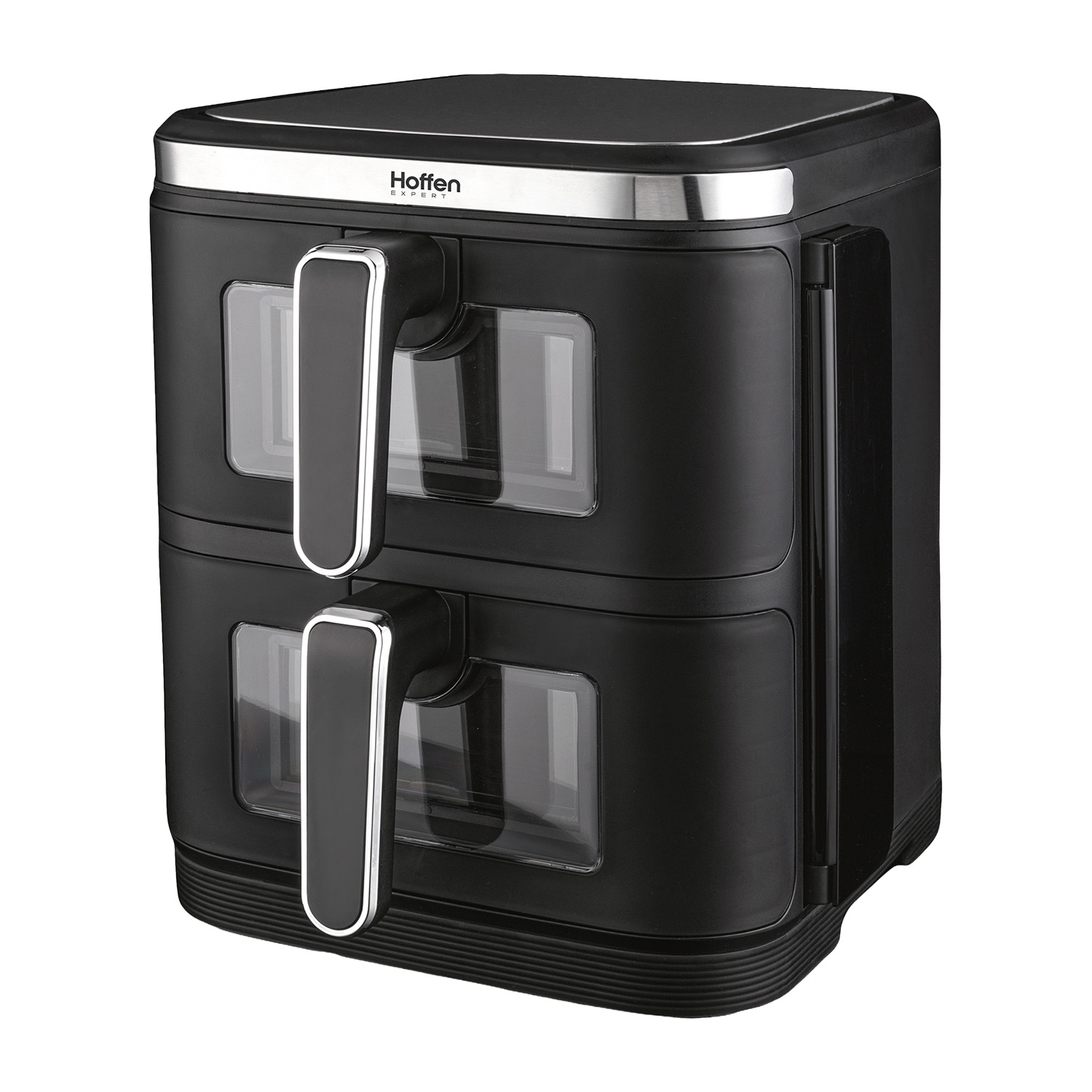 Frytkownica dwukomorowa Hoffen Expert HO-00091, 2800 W, 11 l, czarna