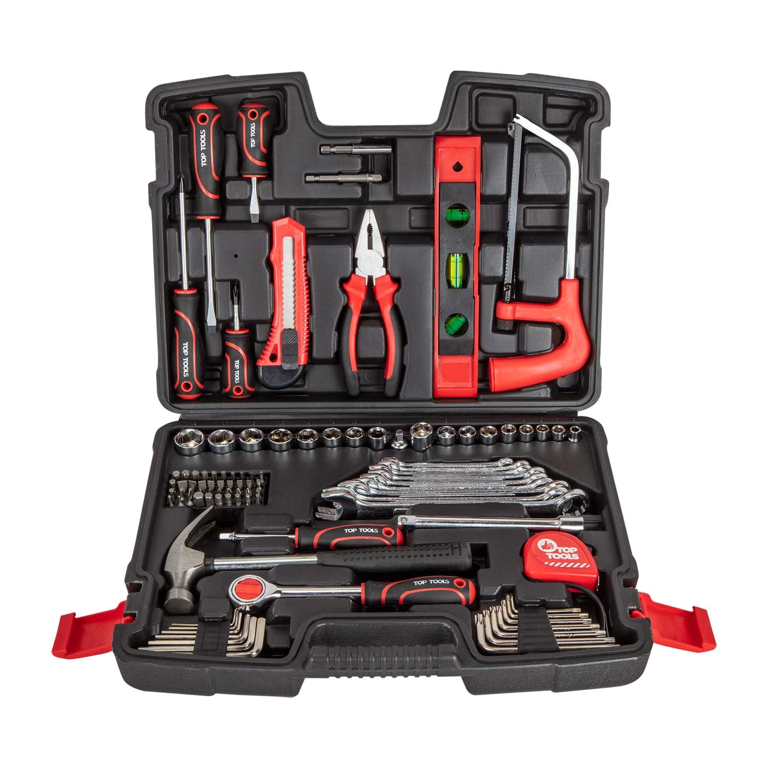 Zestaw narzędziowy Top Tools 1/4'', 3/8'', 100 elementów