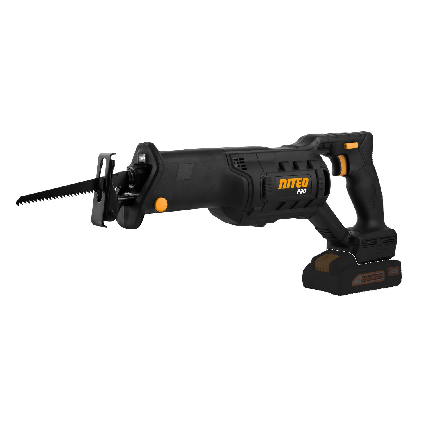 Akumulatorowa piła szablasta Niteo Pro 20 V Max, 20 V