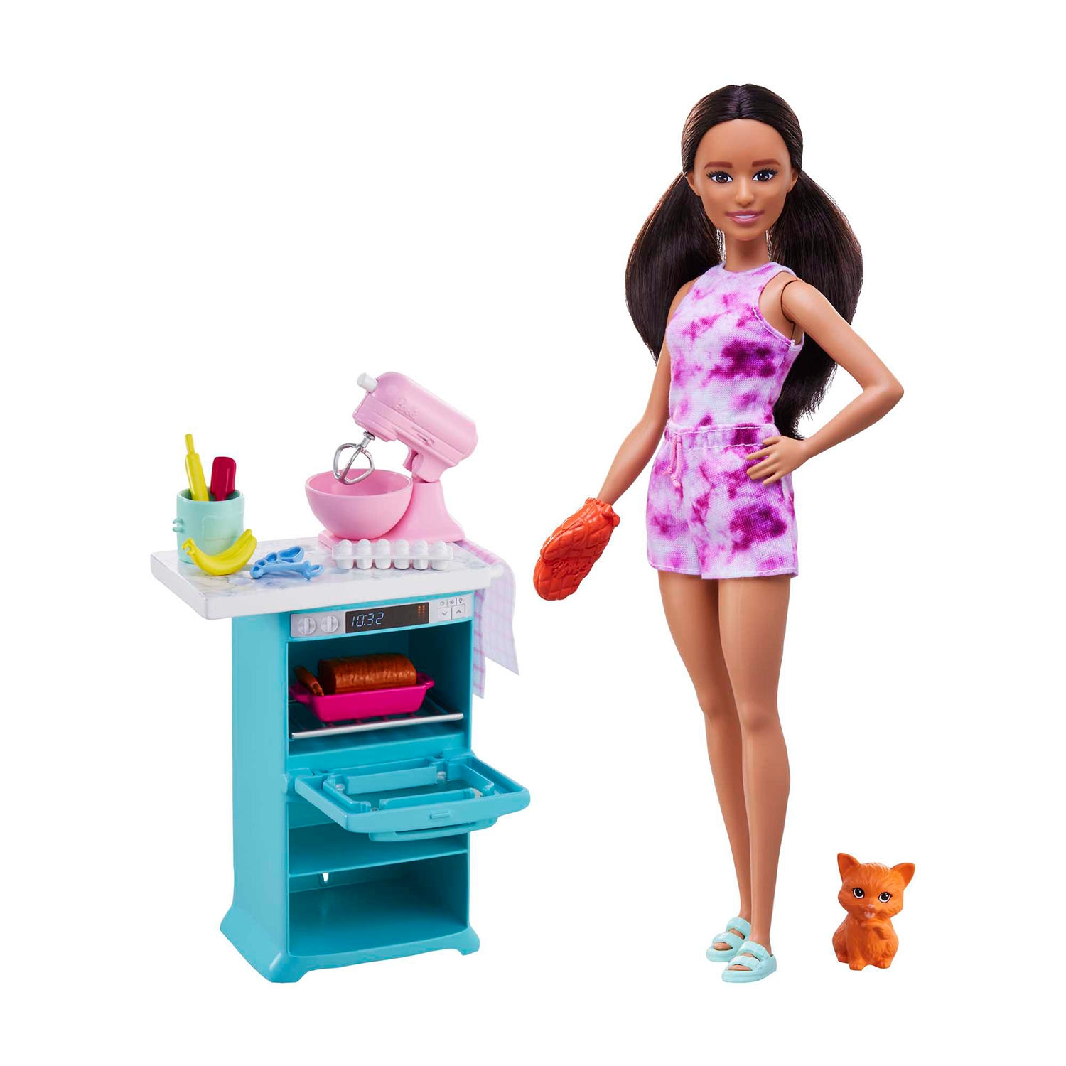 Lalka Barbie, akcesoria do pieczenia