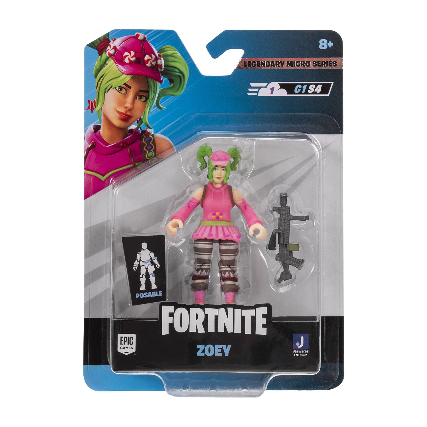 Figurka Fortnite Zoey, 6,5 cm, ruchoma
