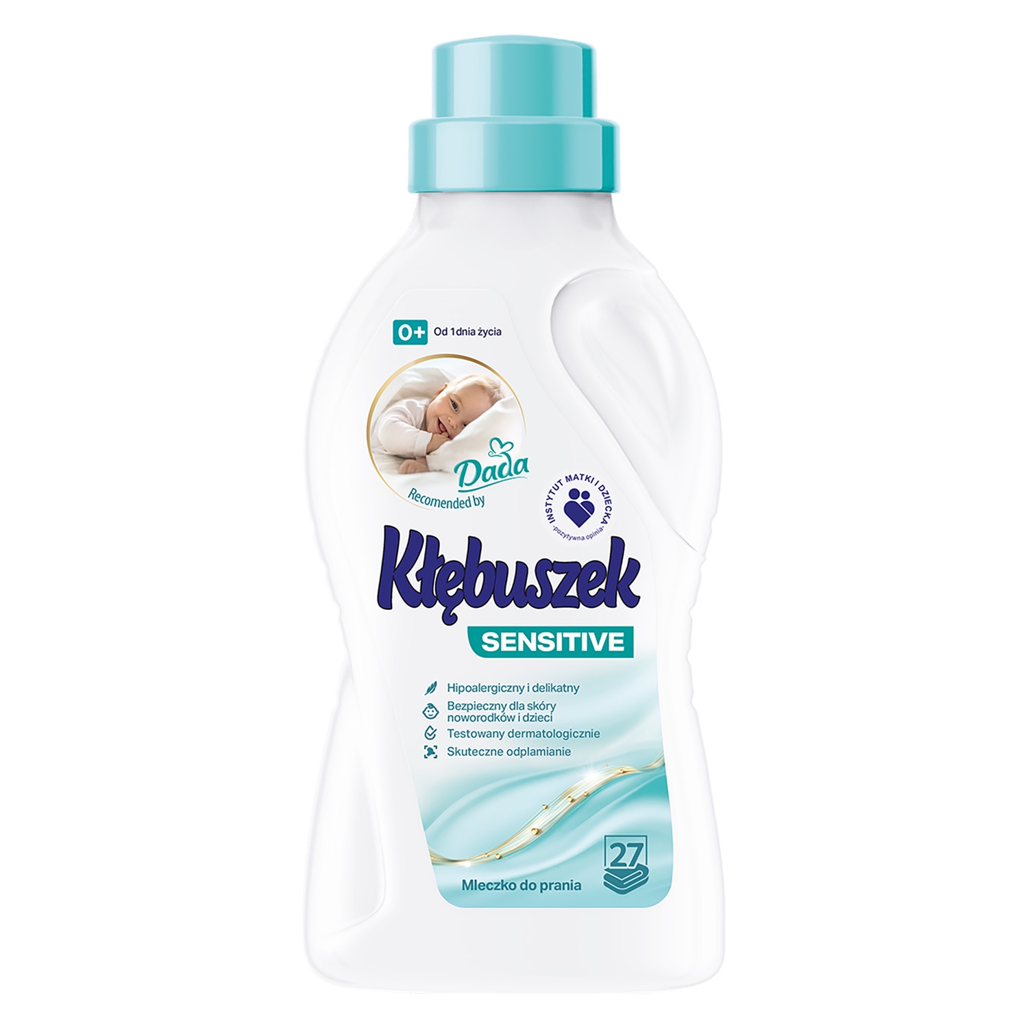 Mleczko do prania Kłębuszek Dada Sensitive, 1,5 l