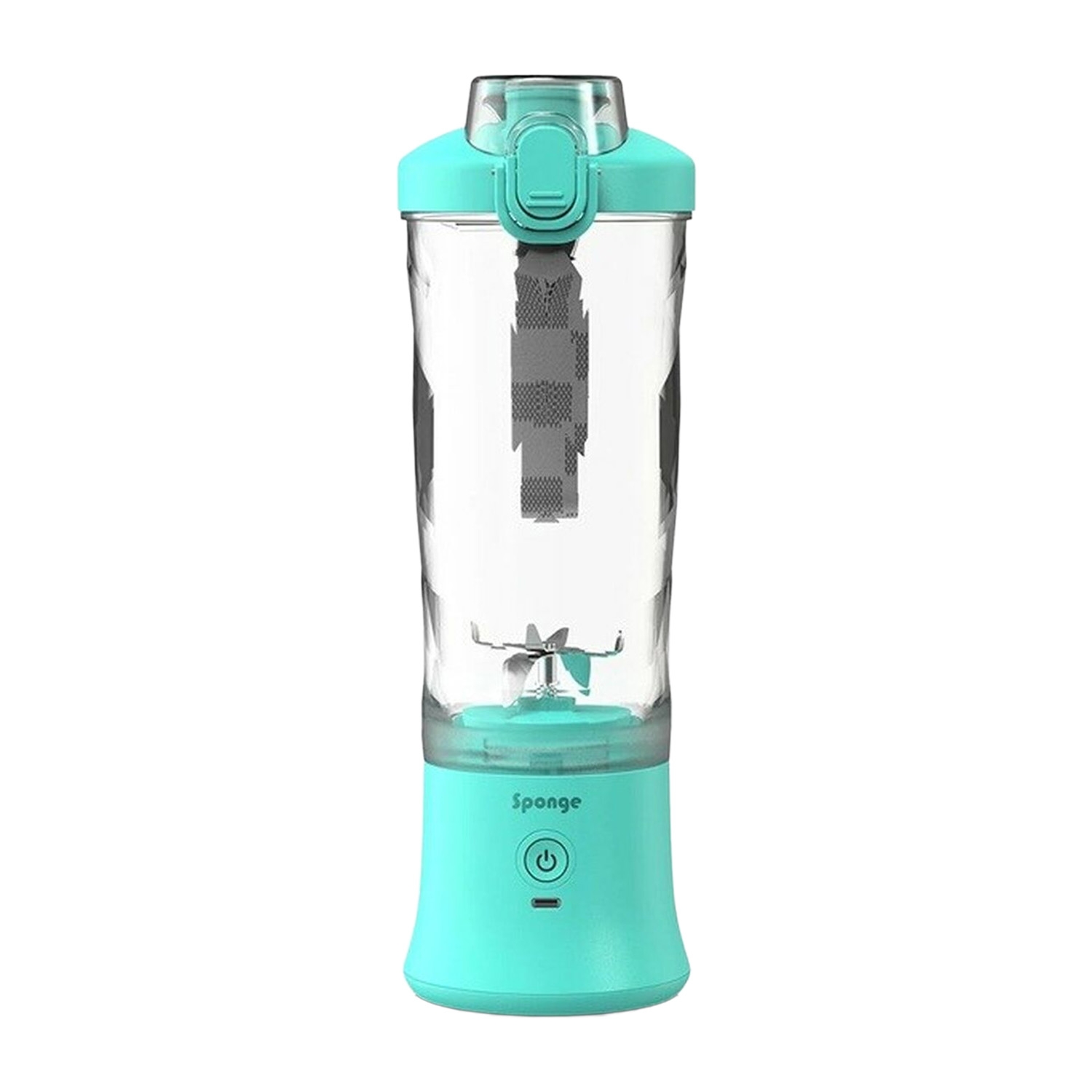 Blender kielichowy Sponge, 0,6 l, 150 W, bezprzewodowy, miętowy