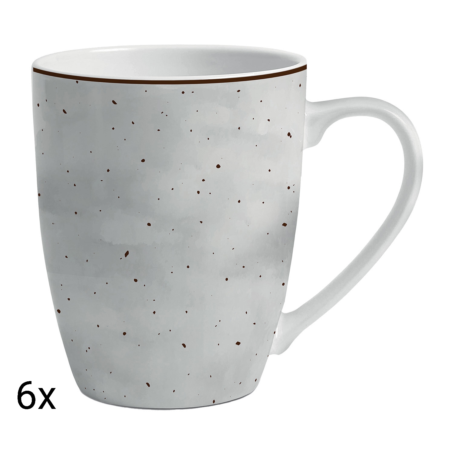 Zestaw kubków porcelanowych MG Home Antico, 360 ml, 6 sztuk