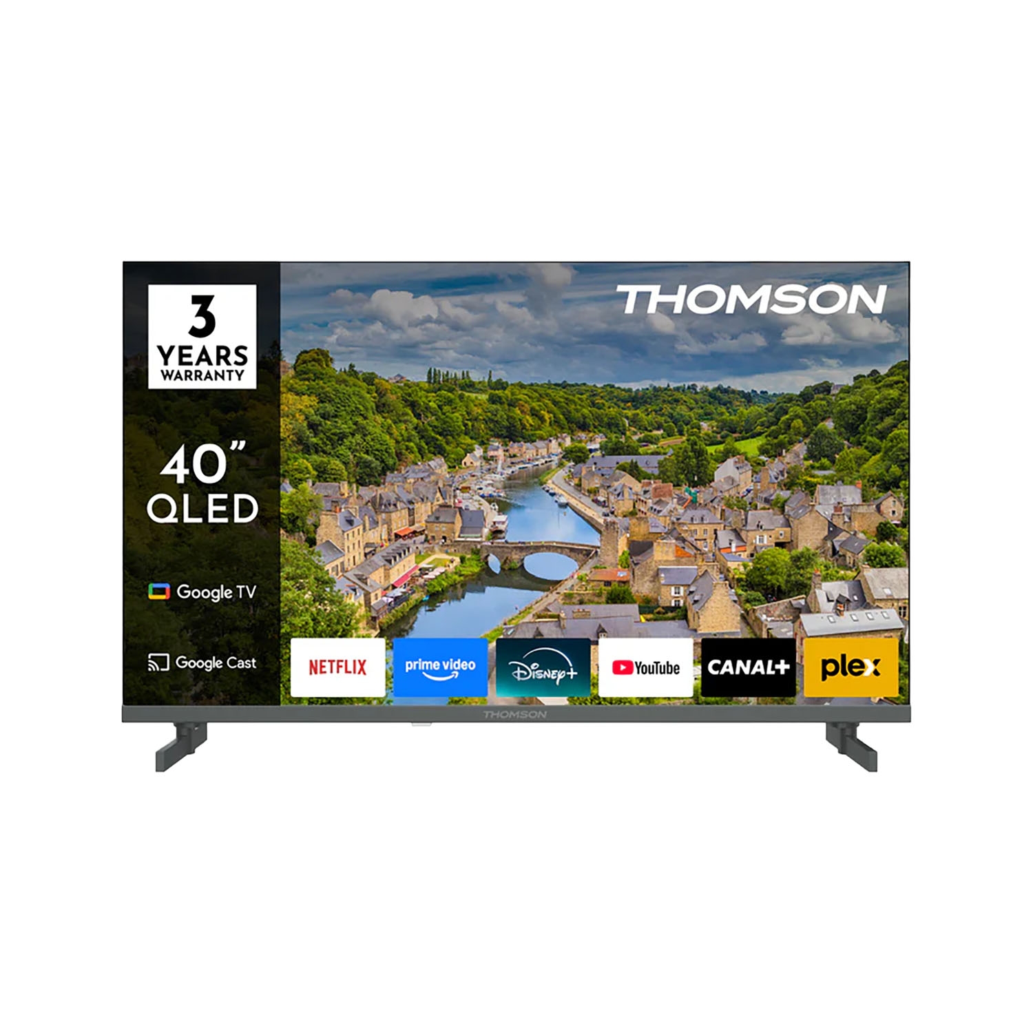 Telewizor 40” Thomson 40FQG3S15, Google TV, FHD, bezramkowy