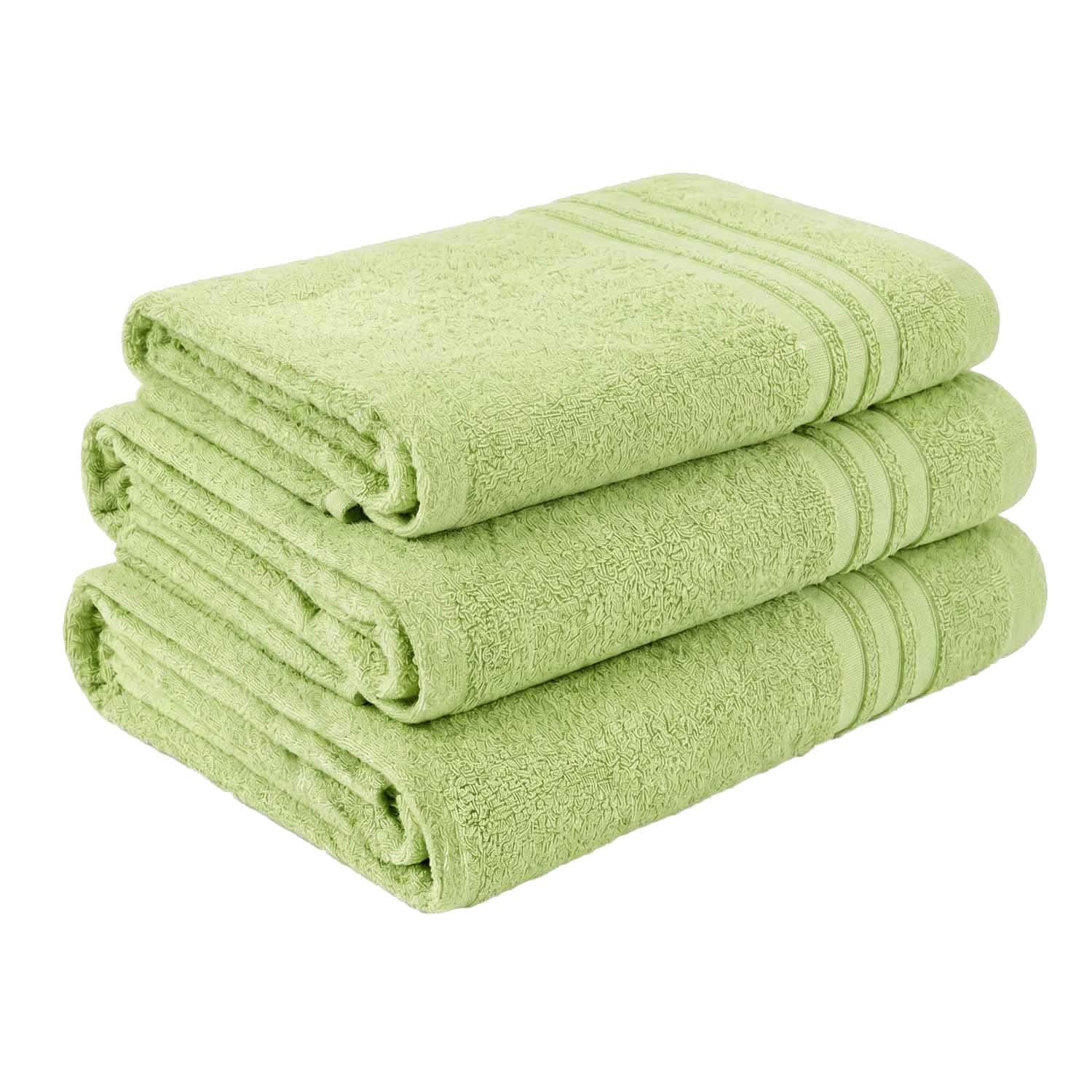Zestaw ręczników frotte Aisha Home Textile Olimp, 500 g/m², 3 szt., limonkowy