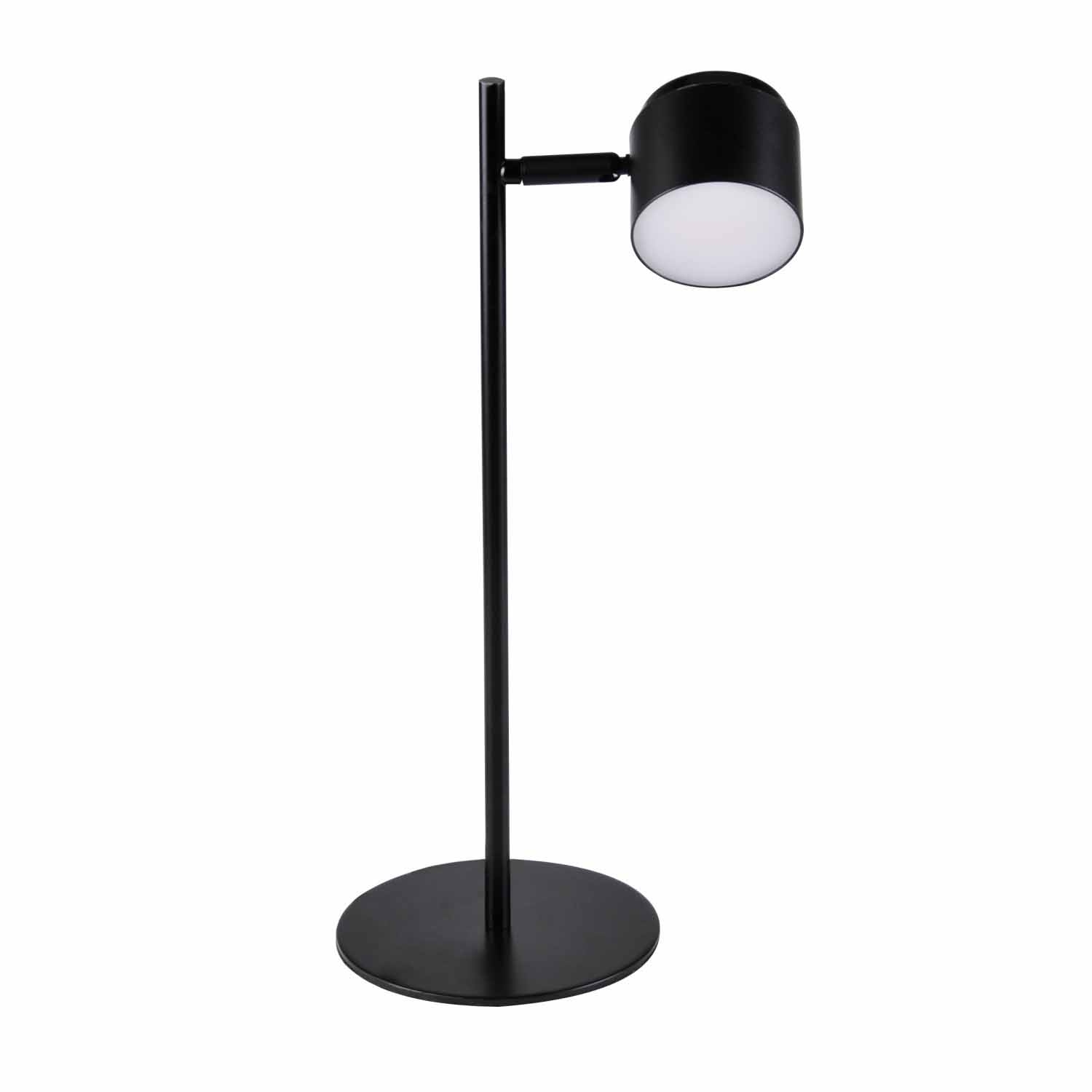 Lampka biurkowa Sanico Goldlux Kubik LED, 3000K, czarna