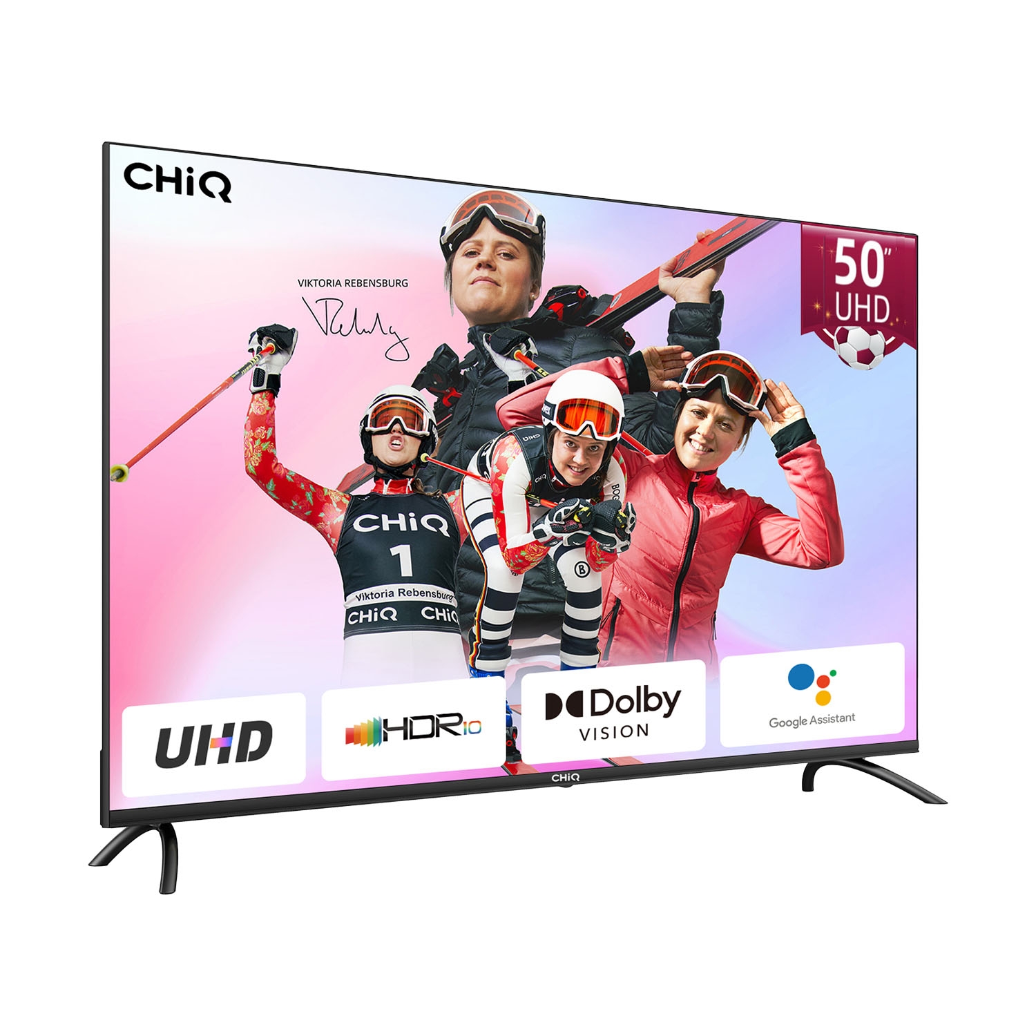 Telewizor 50” CHiQ U50G7LX, bezramkowy, 4K Ultra HD, Android TV