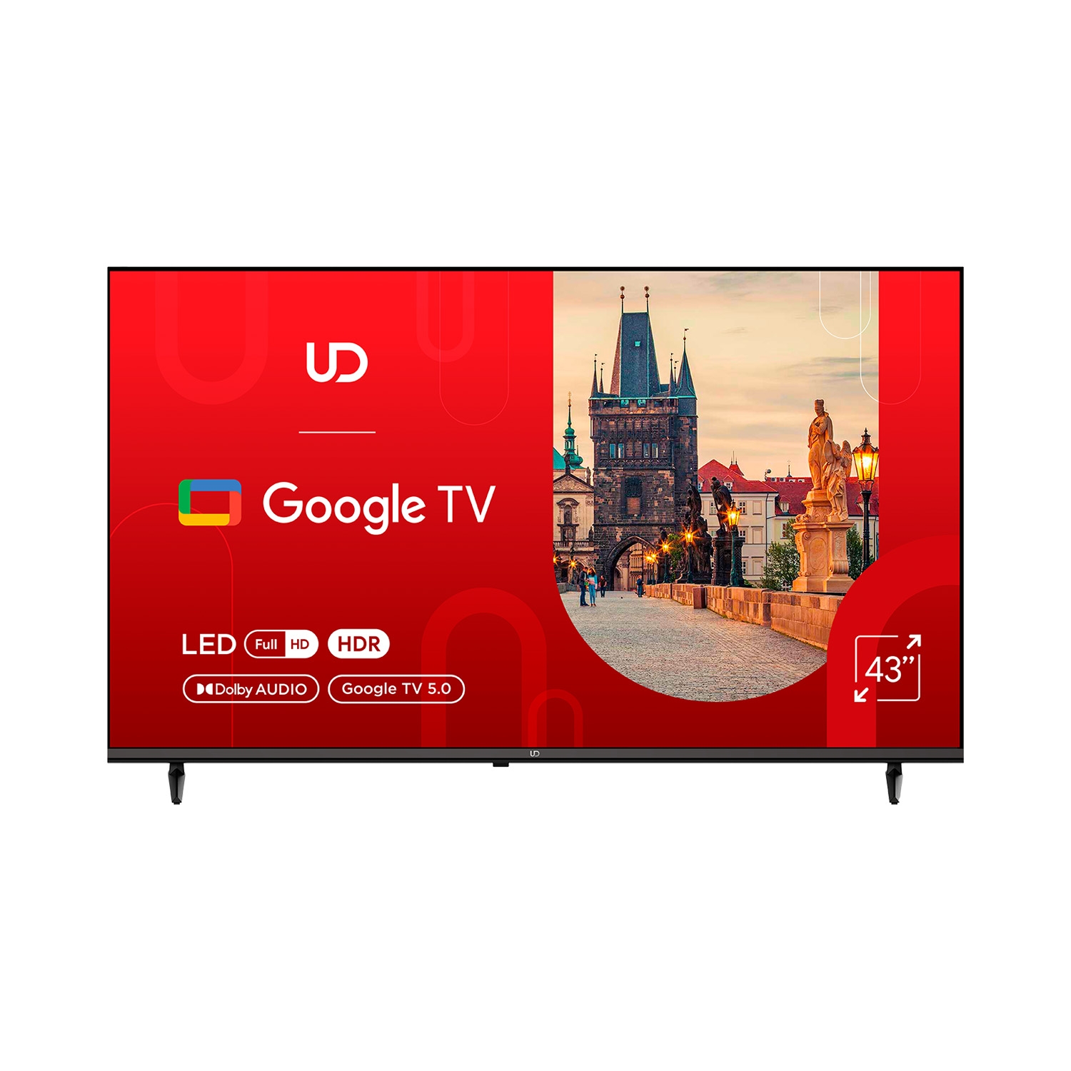 Telewizor 43” UD 43GFC5210S, Google TV, LED, Full HD