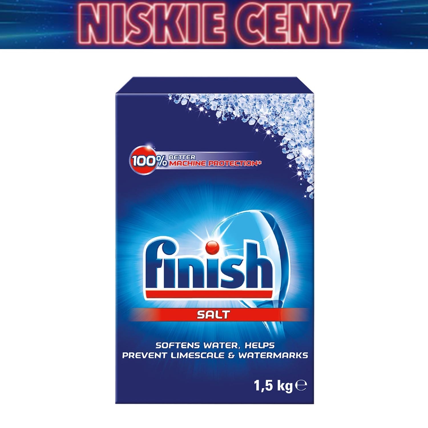 Sól ochronna do zmywarki Finish, 1,5 kg
