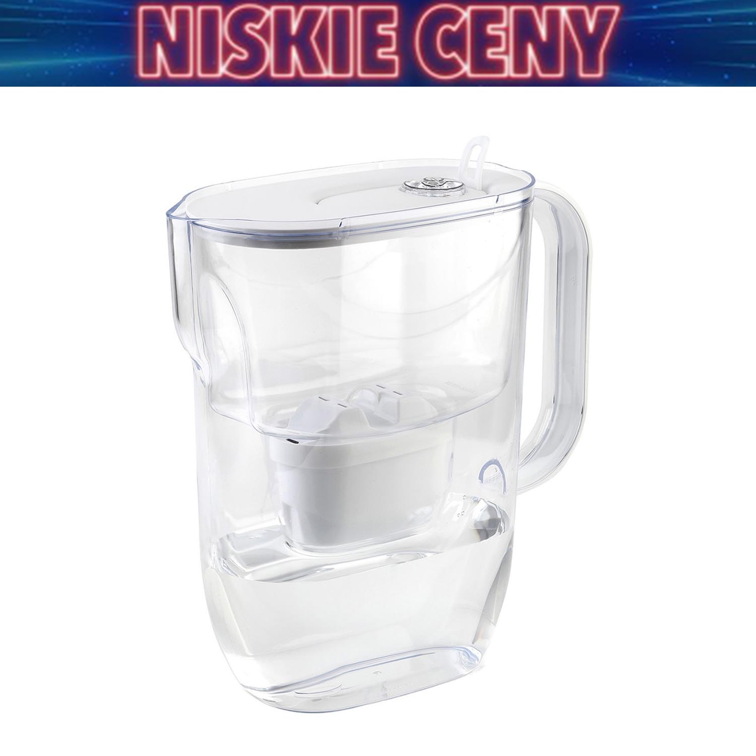 Dzbanek filtrujący Aquaphor Fresh, 3,2 l, z wkładem Maxfor+, biały