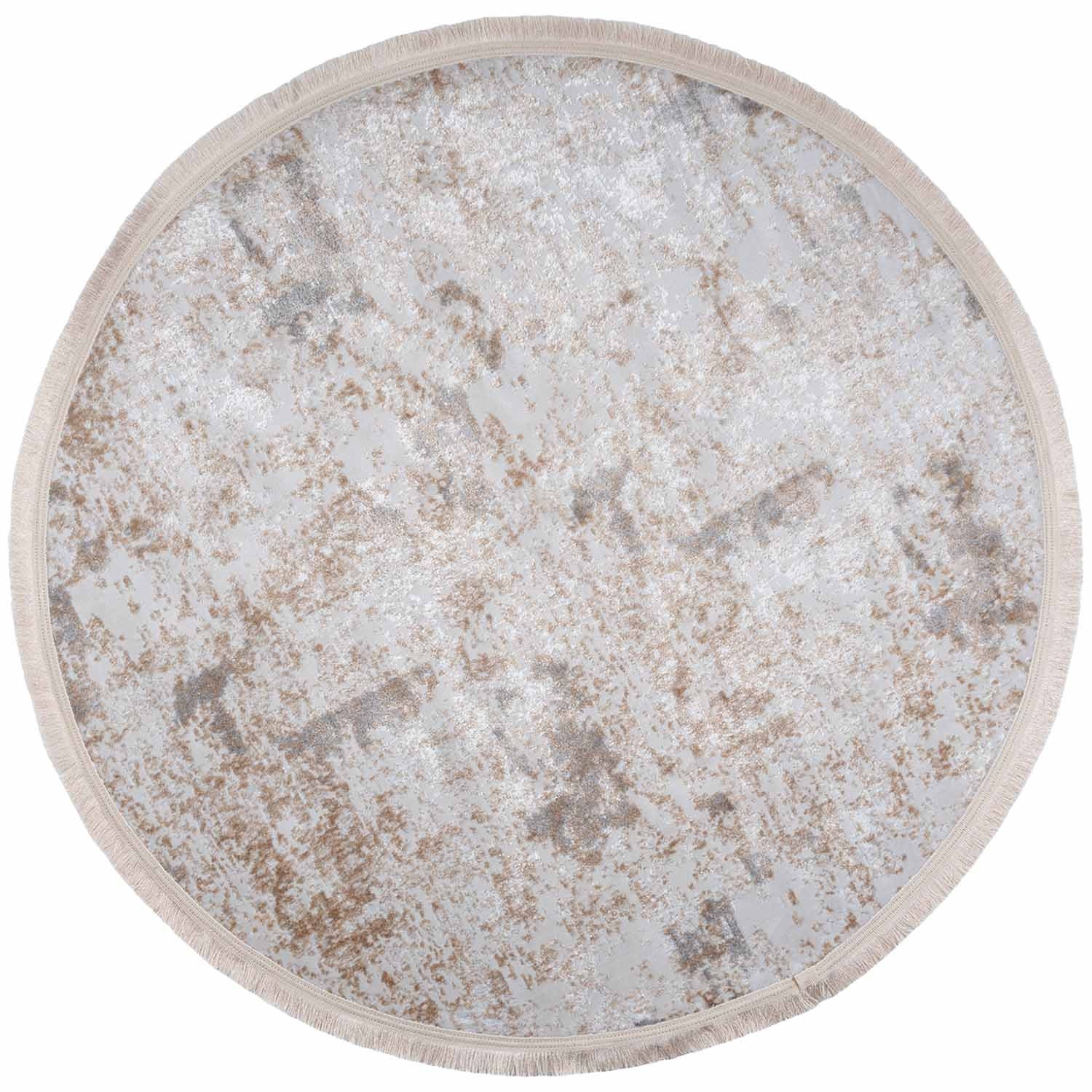Dywan Multi-Decor Eclipse, koło, 120 cm, przecierka, beżowy