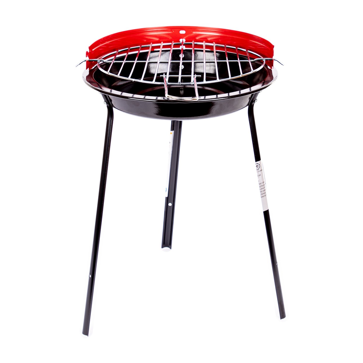 Grill ogrodowy węglowy MG Home 13 cali, chromowany ruszt