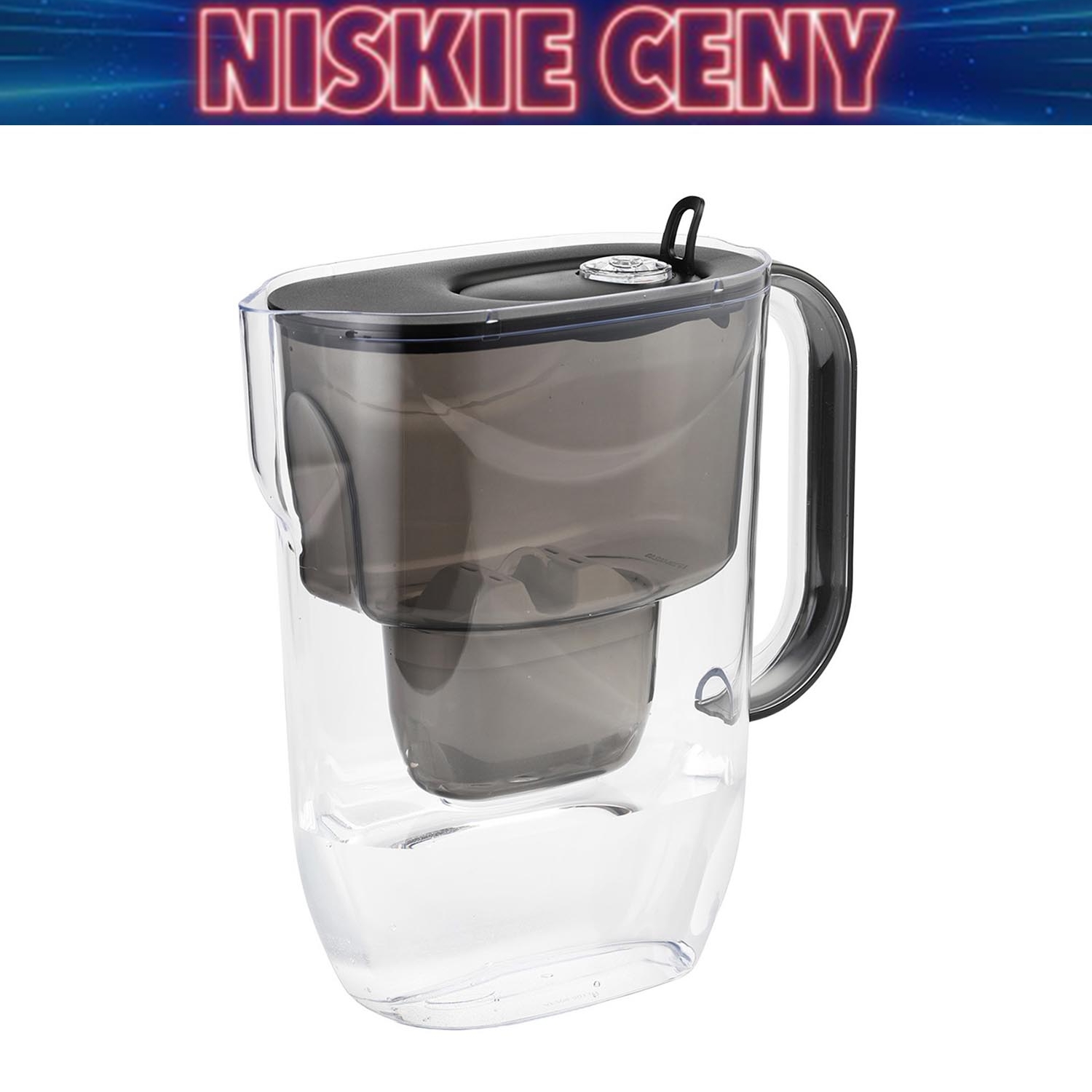 Dzbanek filtrujący Aquaphor Fresh, 3,2 l, z wkładem Maxfor+, czarny