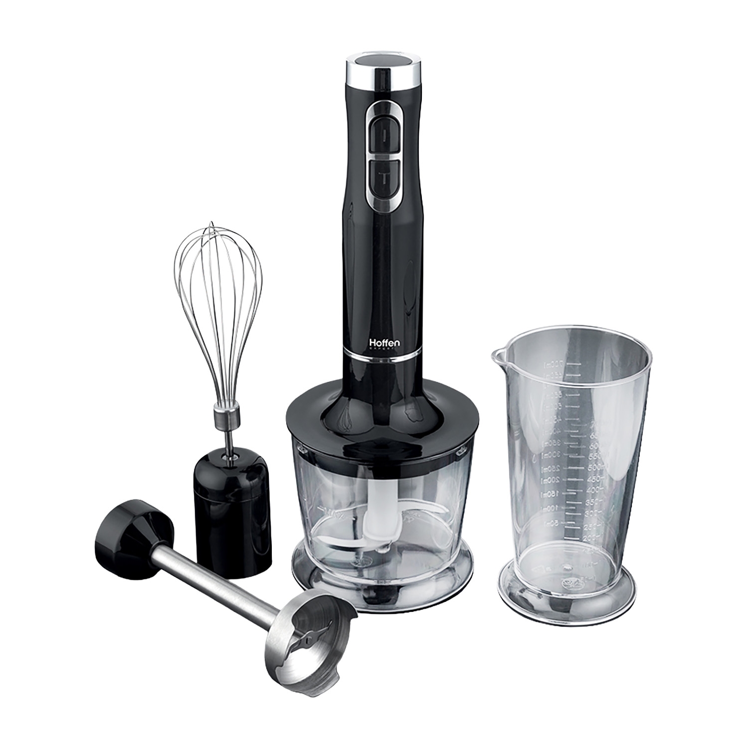 Blender ręczny 3 w 1 Hoffen Expert, z wyświetlaczem, 1000 W, czarny
