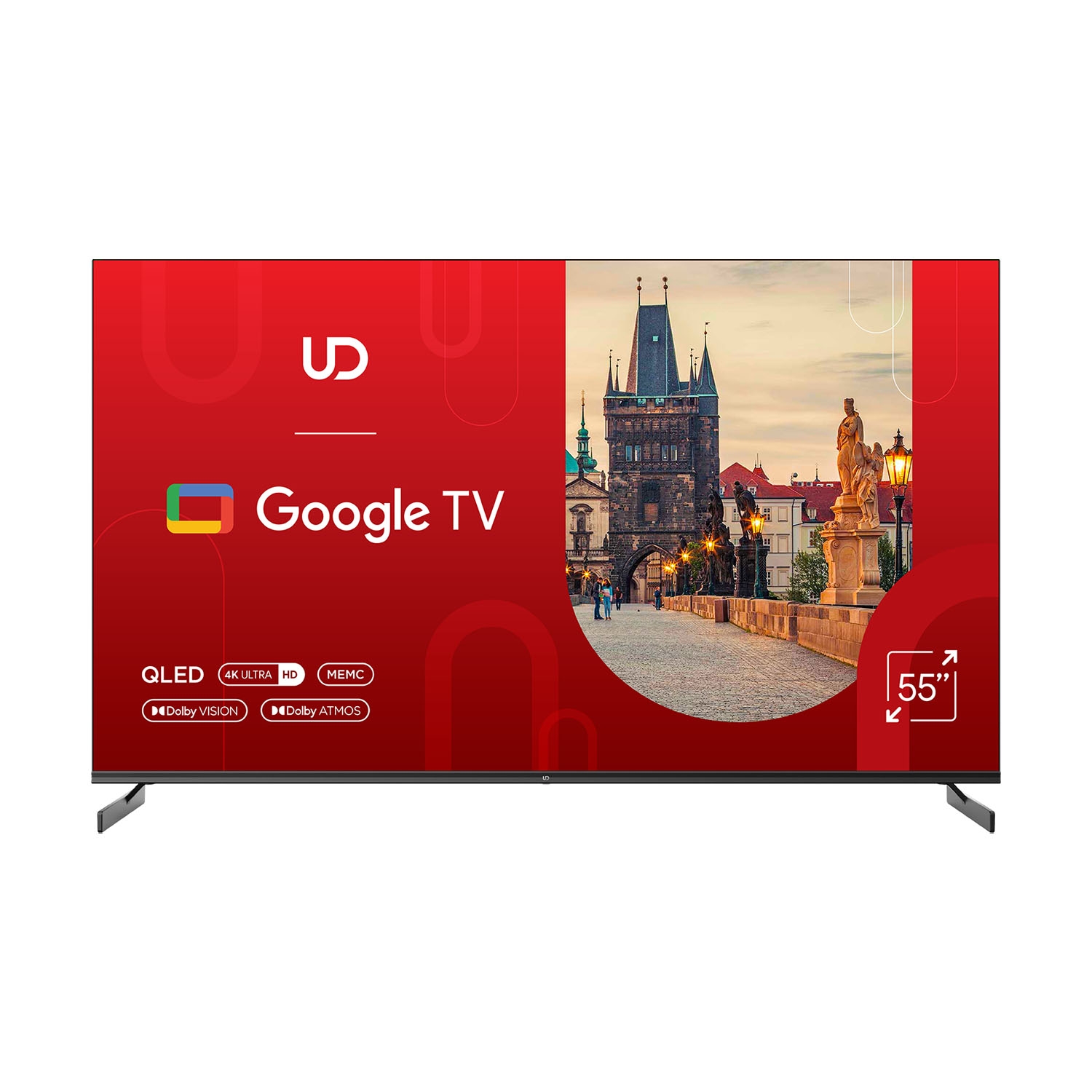 Telewizor 55” UD 55QGU7210S, 4K Ultra HD, Google TV, QLED