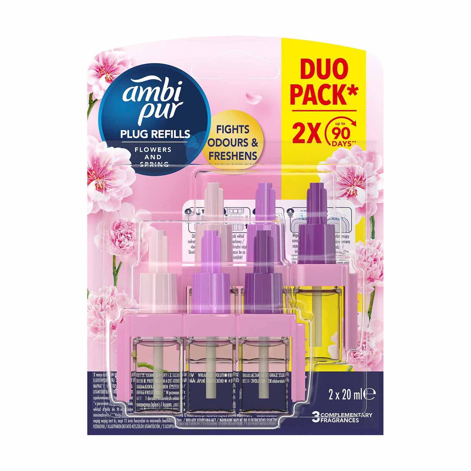 Wkład do odświeżacza powietrza Ambi Pur 3Volution Flower & Spring, 40 ml