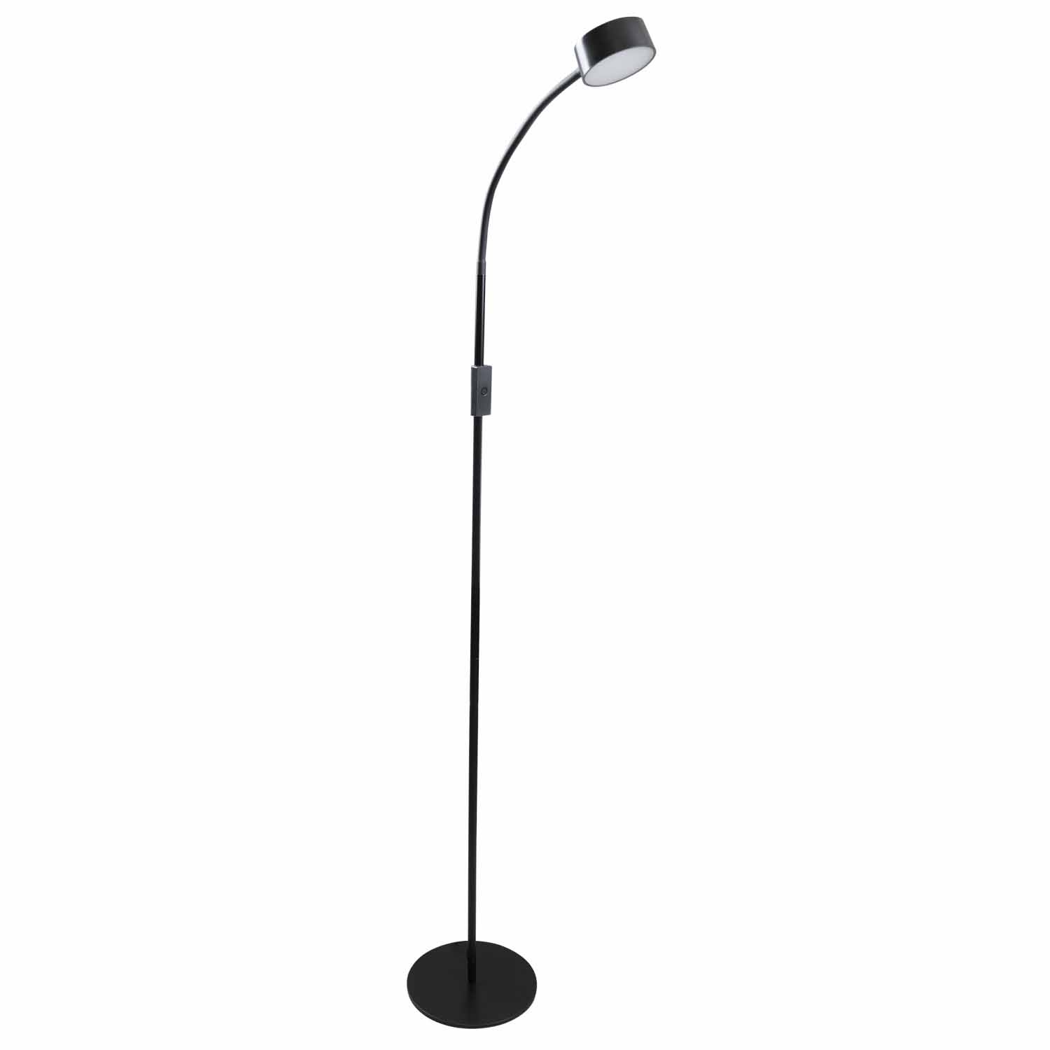 Lampa podłogowa LED Sanico Goldlux Bruno, 3000-6500K, czarna