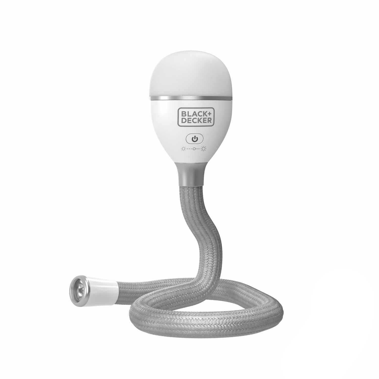 Lampka wielofunkcyjna Black+Decker, 3800-6500K, biała