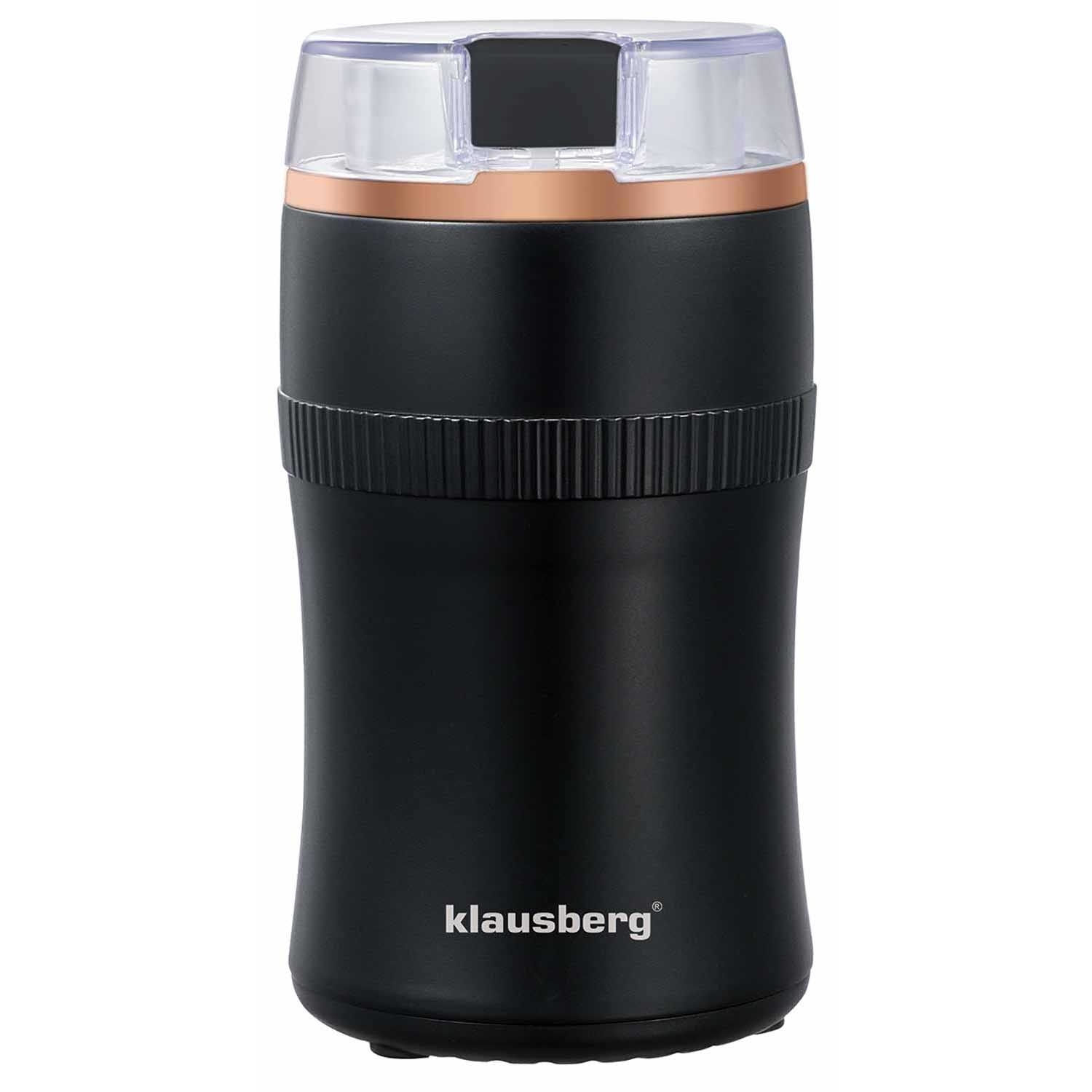 Młynek elektryczny do kawy Klausberg 7601, 200 W, czarny