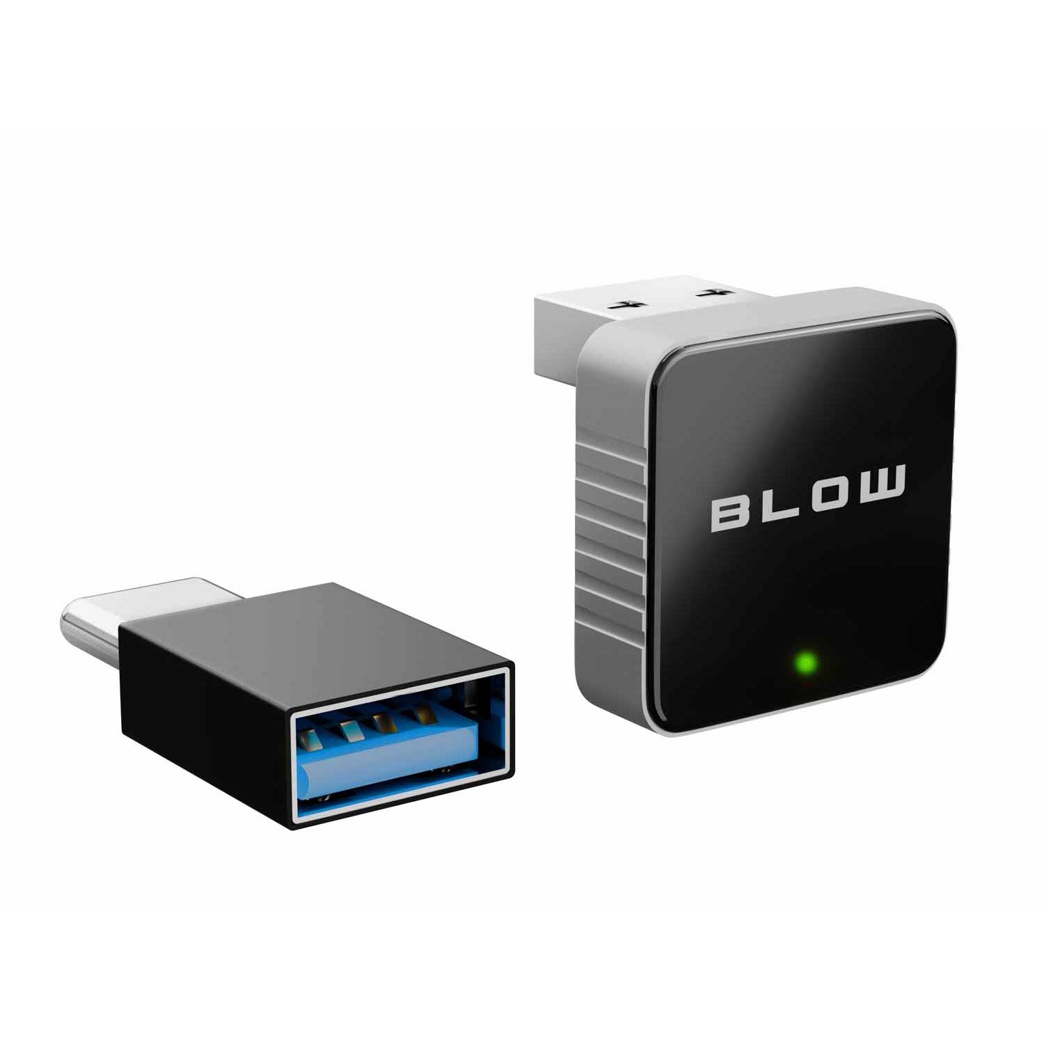 Adapter Blow Car Connect Micro, CarPlay i Android Auto, czarny