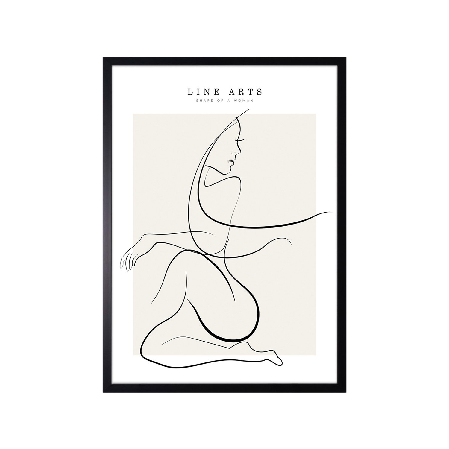 Obraz w ramie, 50 x 70 cm, Line Art 1