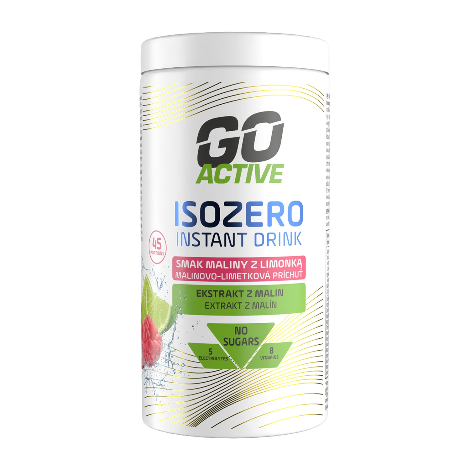 Napój izotoniczny Go Active Izozero, smak malina-limonka, 225 g