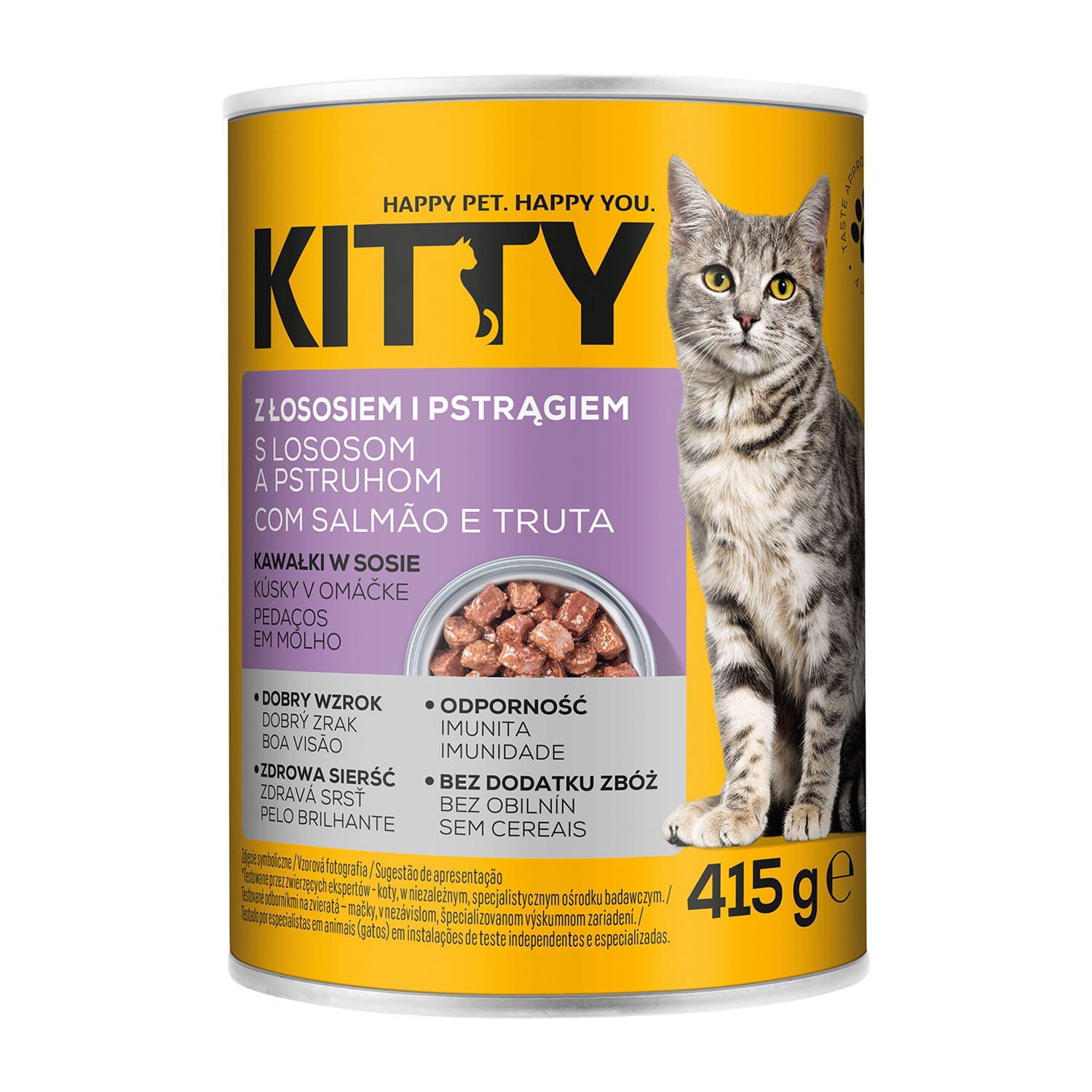 Mokra karma dla kotów Kitty, puszki, mix smaków, 20 x 415 g