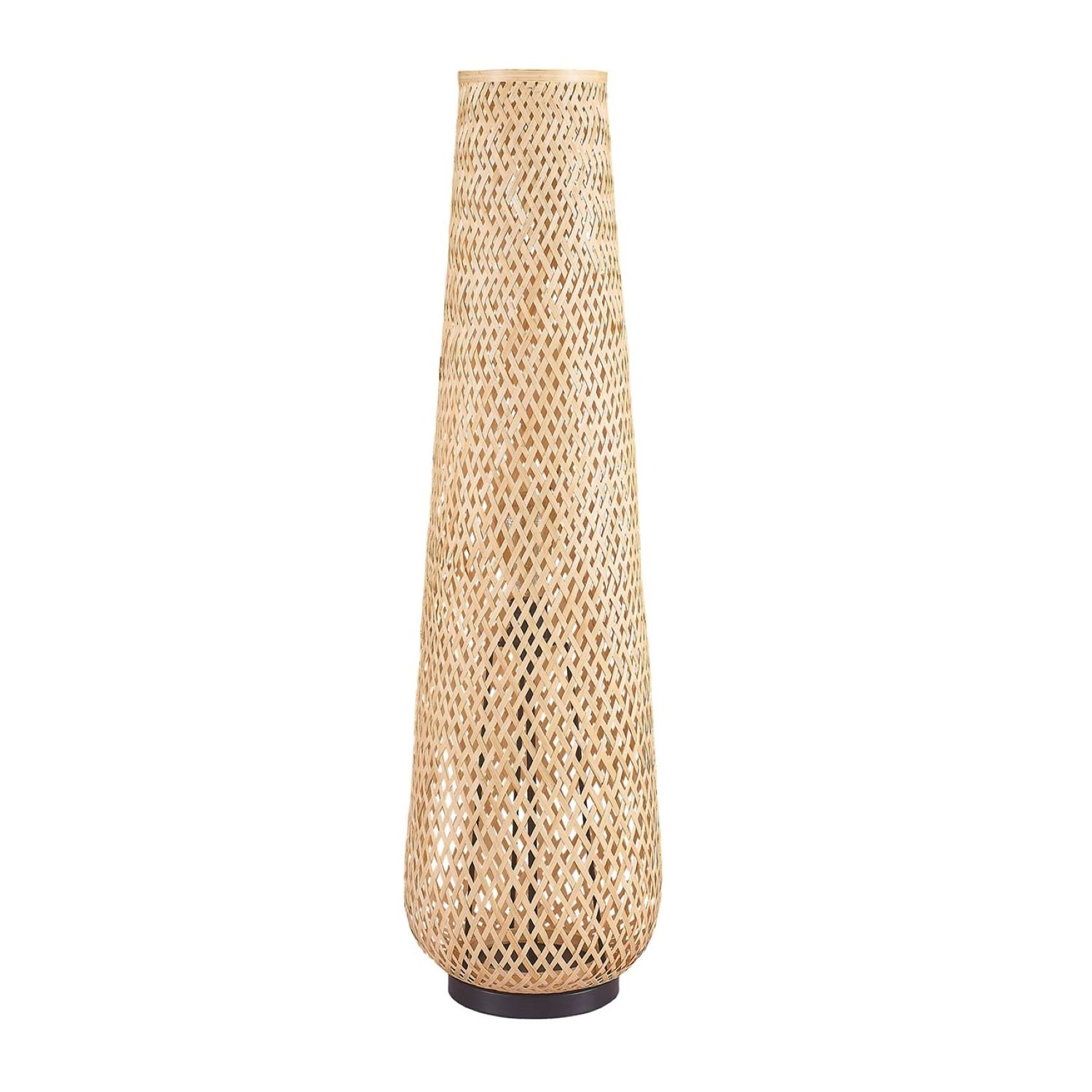 Lampa podłogowa Sanico Goldlux Zanzibar Natural, 28 x 98 cm
