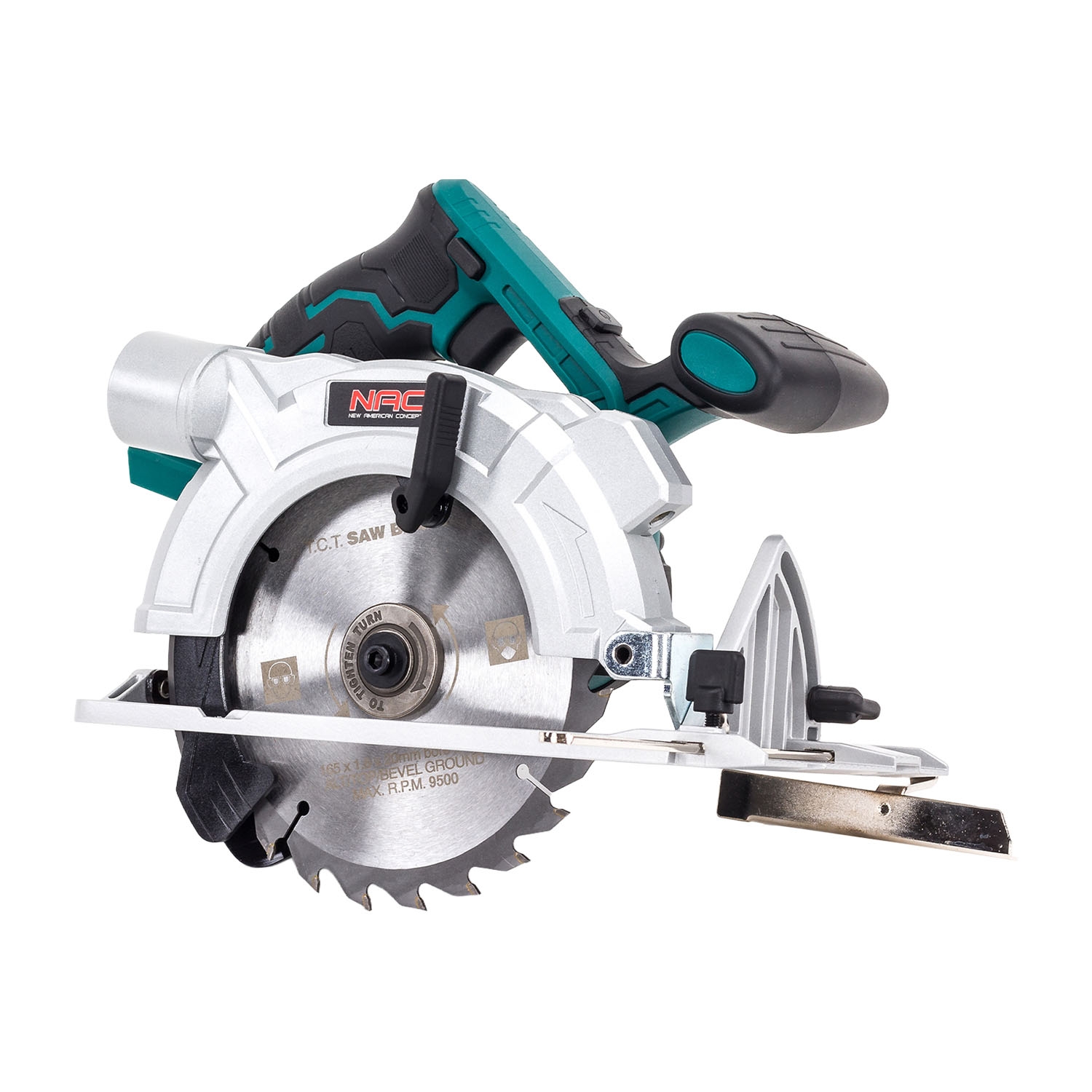 Akumulatorowa pilarka tarczowa NAC CS-165-LI-20V, 20 V, 165 mm