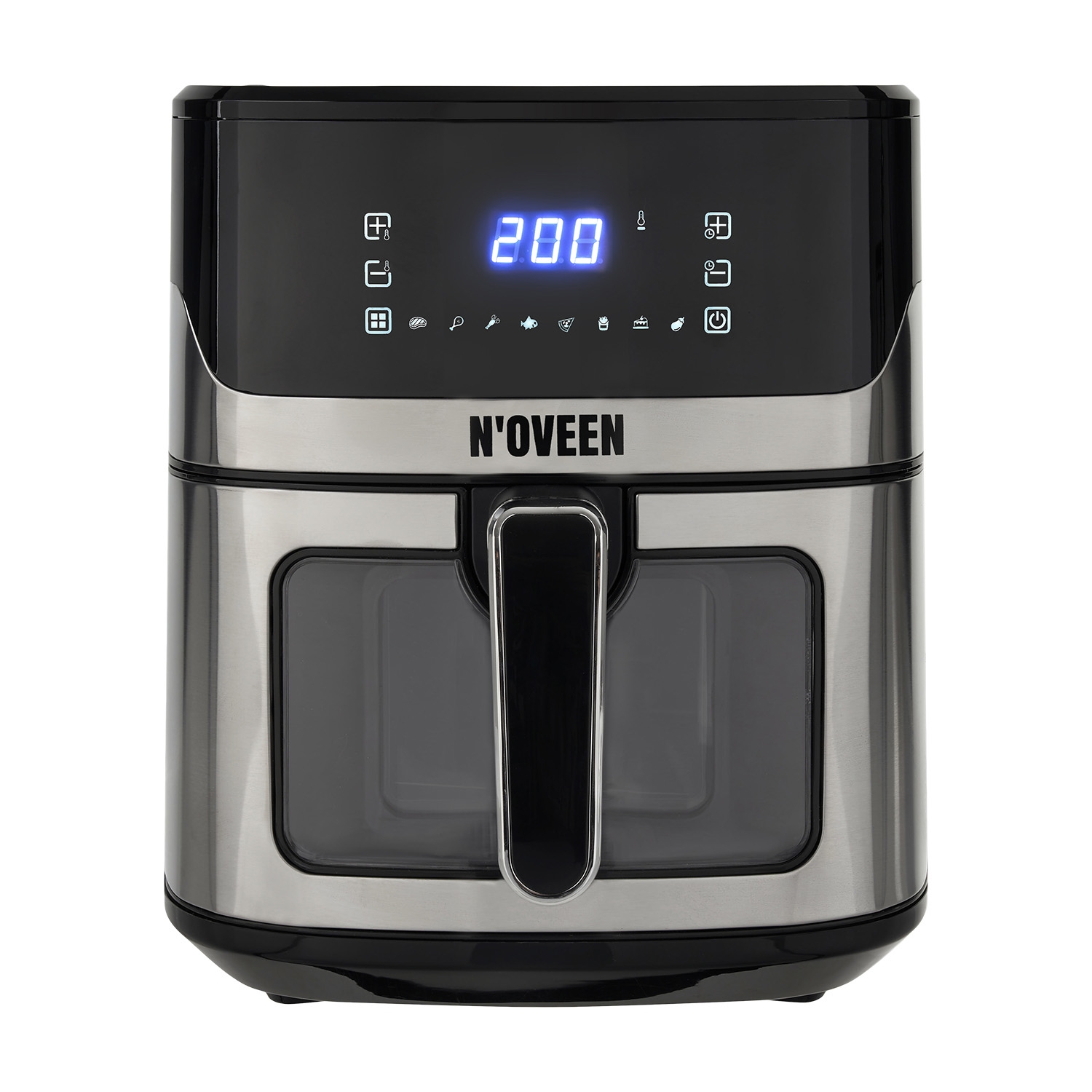 Air Fryer Frytkownica beztłuszczowa z okienkiem Noveen AF560, 1600 W, 6,5 l, czarny