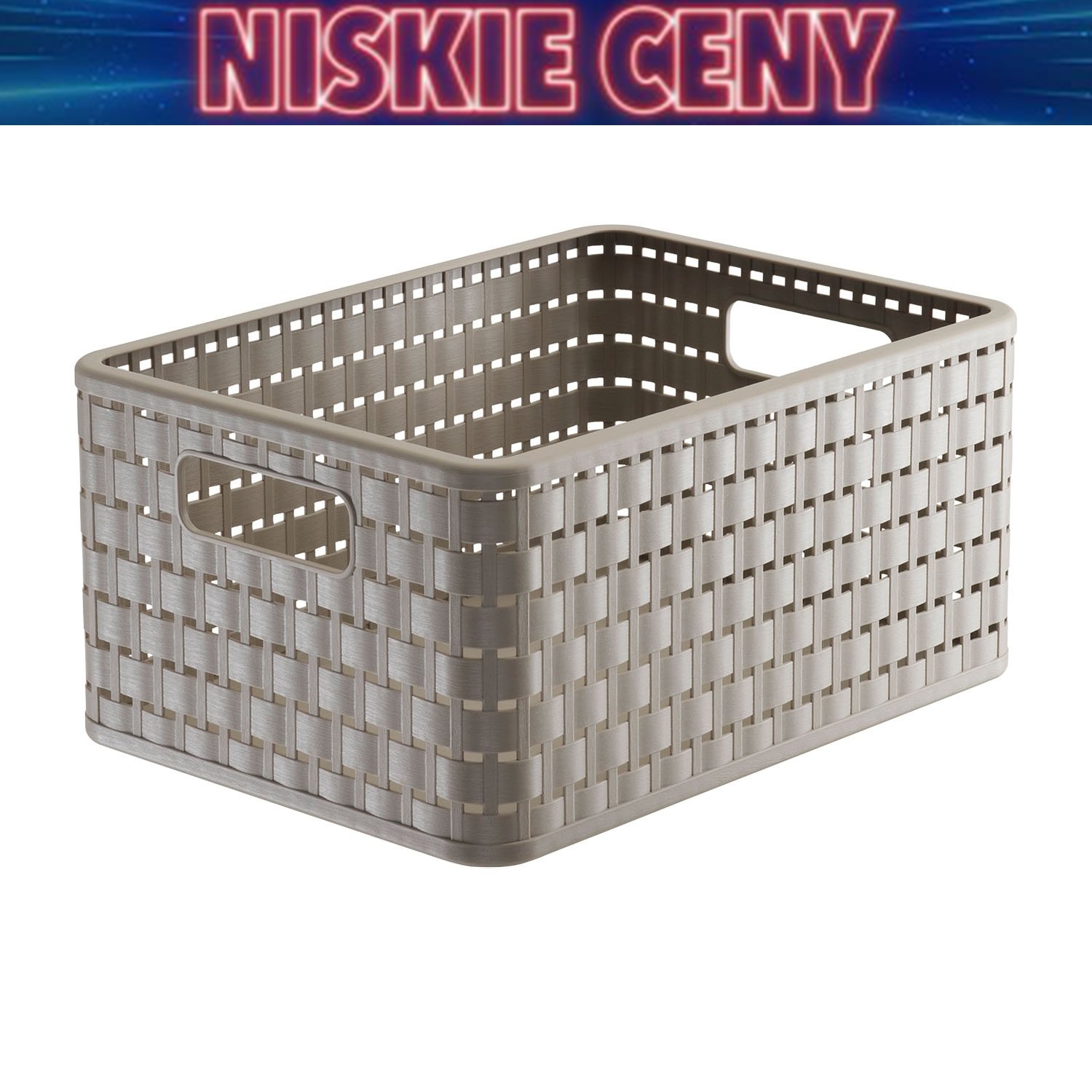 Koszyk Rotho Country, A5+, 11 L, beżowy
