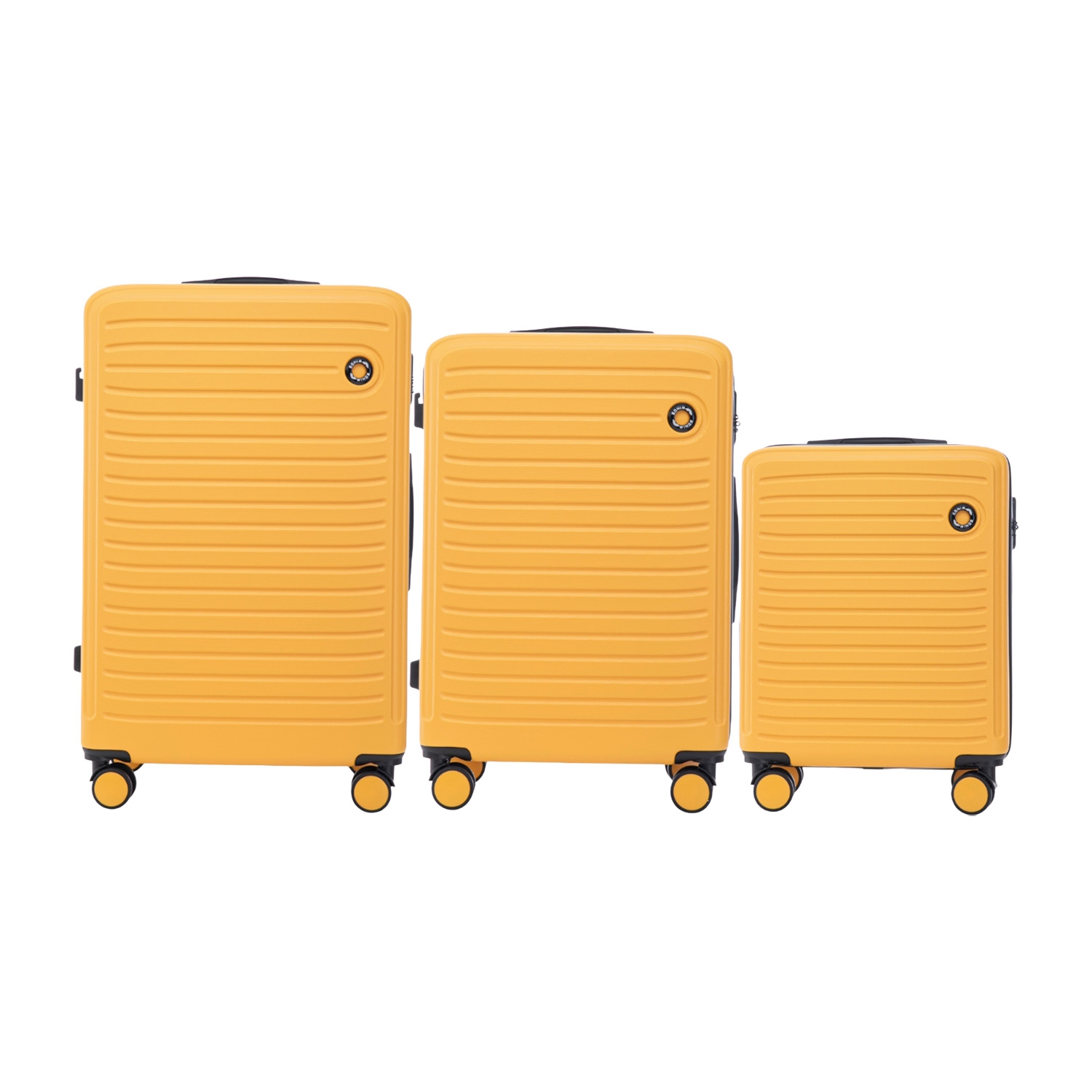 Zestaw walizek Wings Coot, 3 szt., żółte