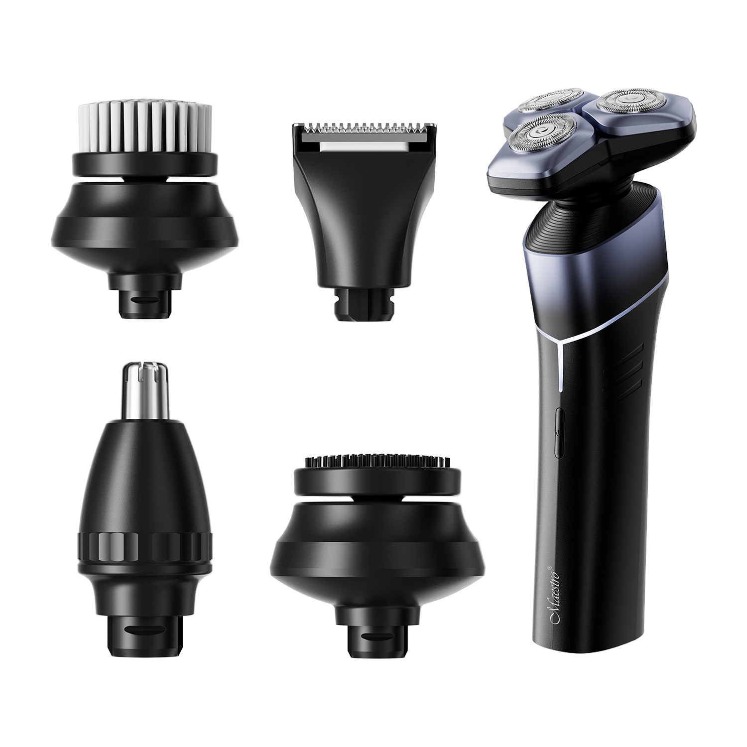 Zestaw do golenia 5 w 1 Maestro MR-675, 5 końcówek