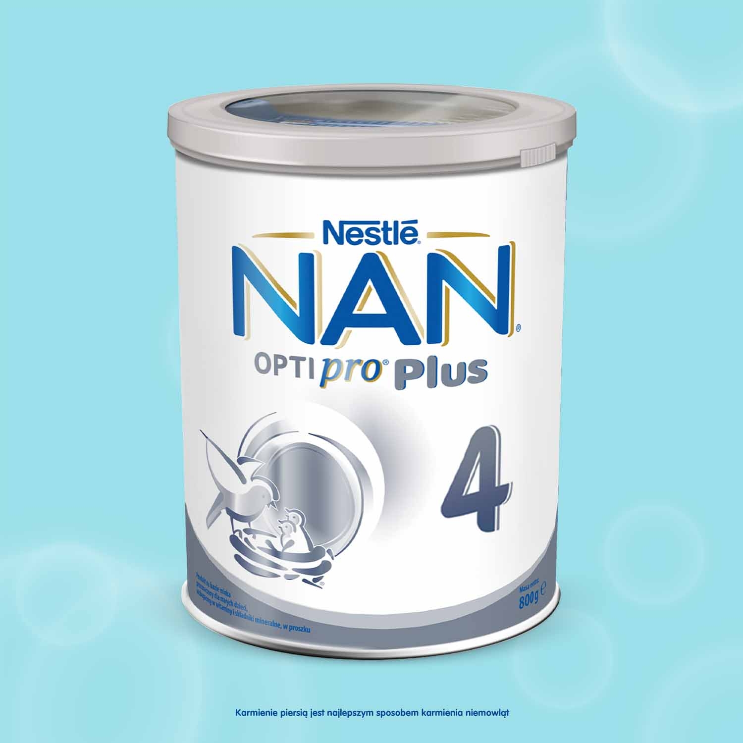 Produkt na bazie mleka NAN Optipro Plus 4, po 2 r.ż., 800 g