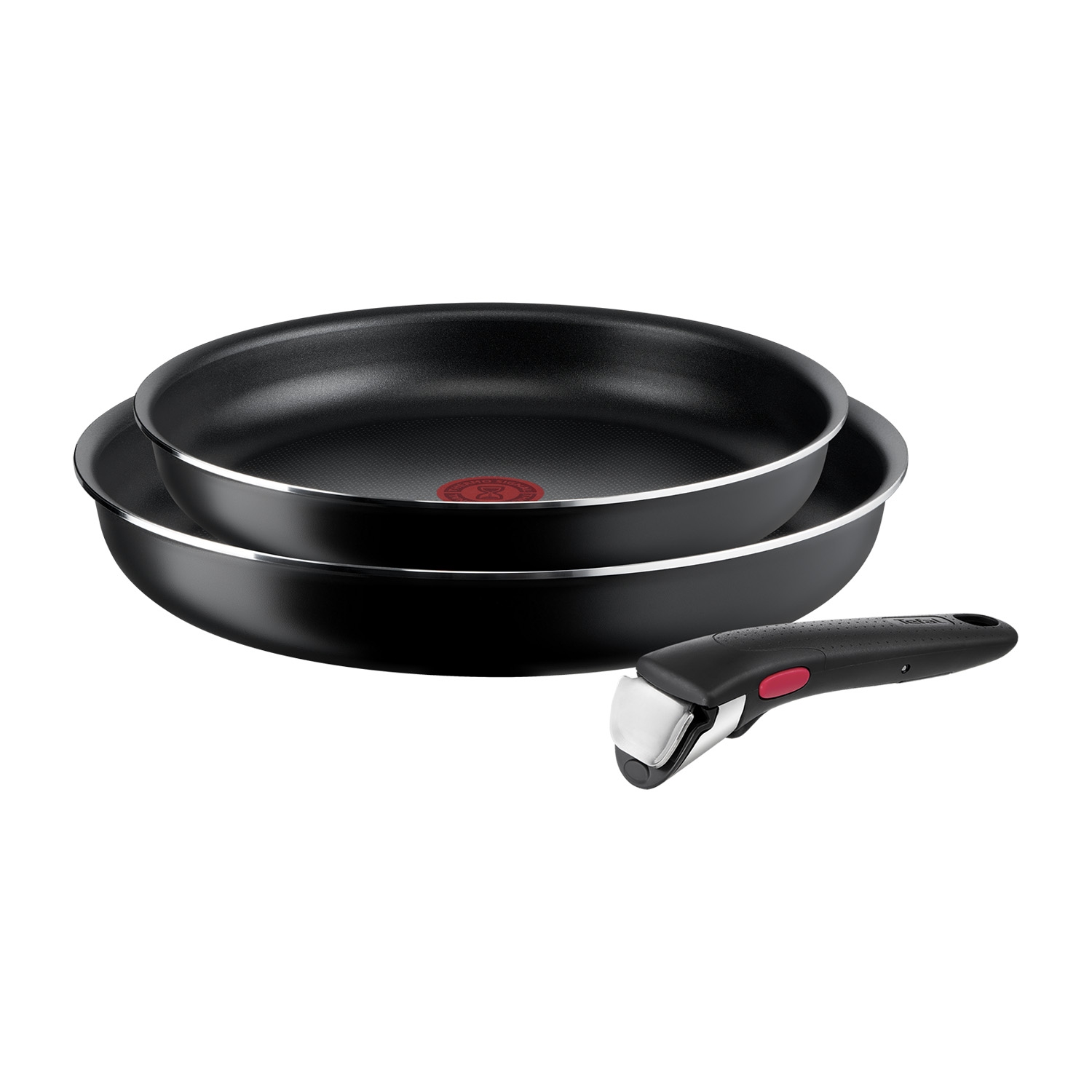 Zestaw patelni Tefal Ingenio Extra, 3 elementy, czarne