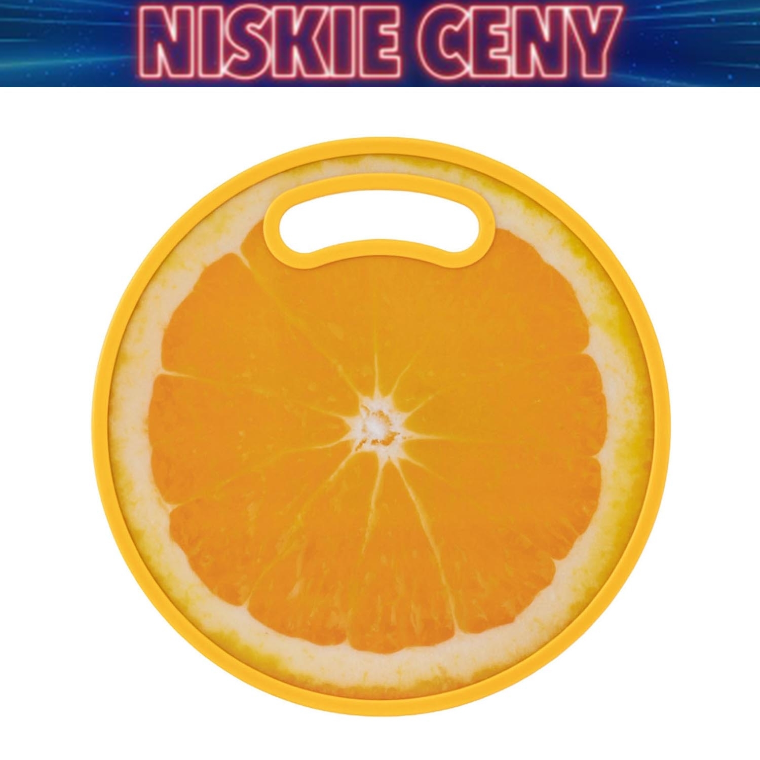 Deska do krojenia Altom Design Tropicana, 30 cm, pomarańczowa