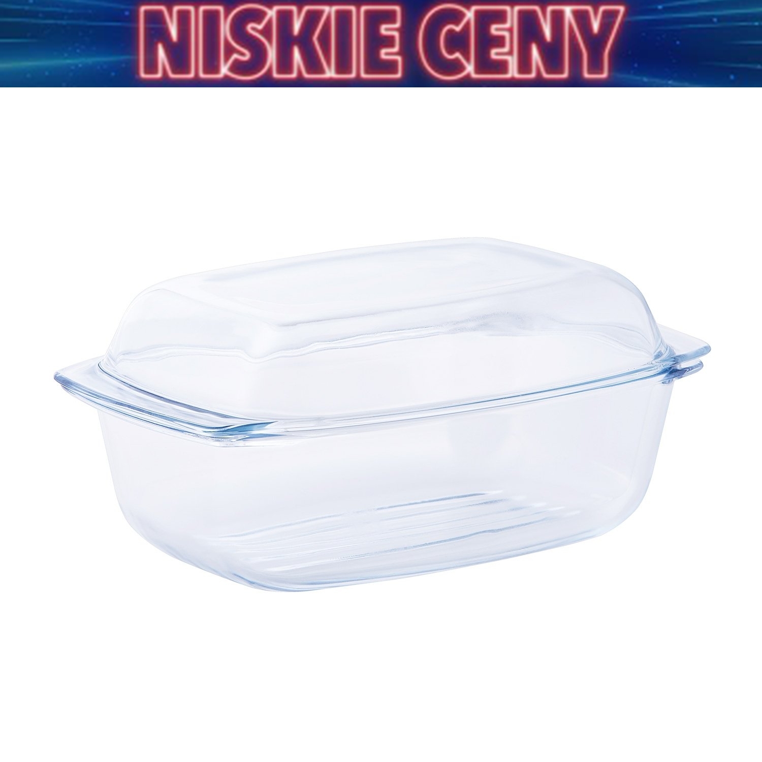 GRILL & DROP Naczynie żaroodporne z pokrywką, 5,8 l
