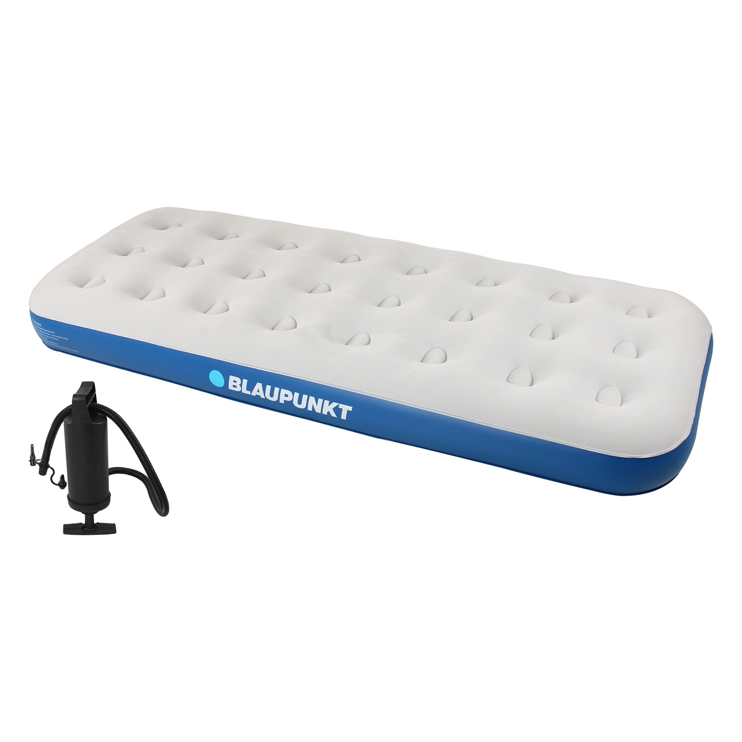 Materac dmuchany 188 x 73 x 22 cm Blaupunkt IM210, z pompką ręczną