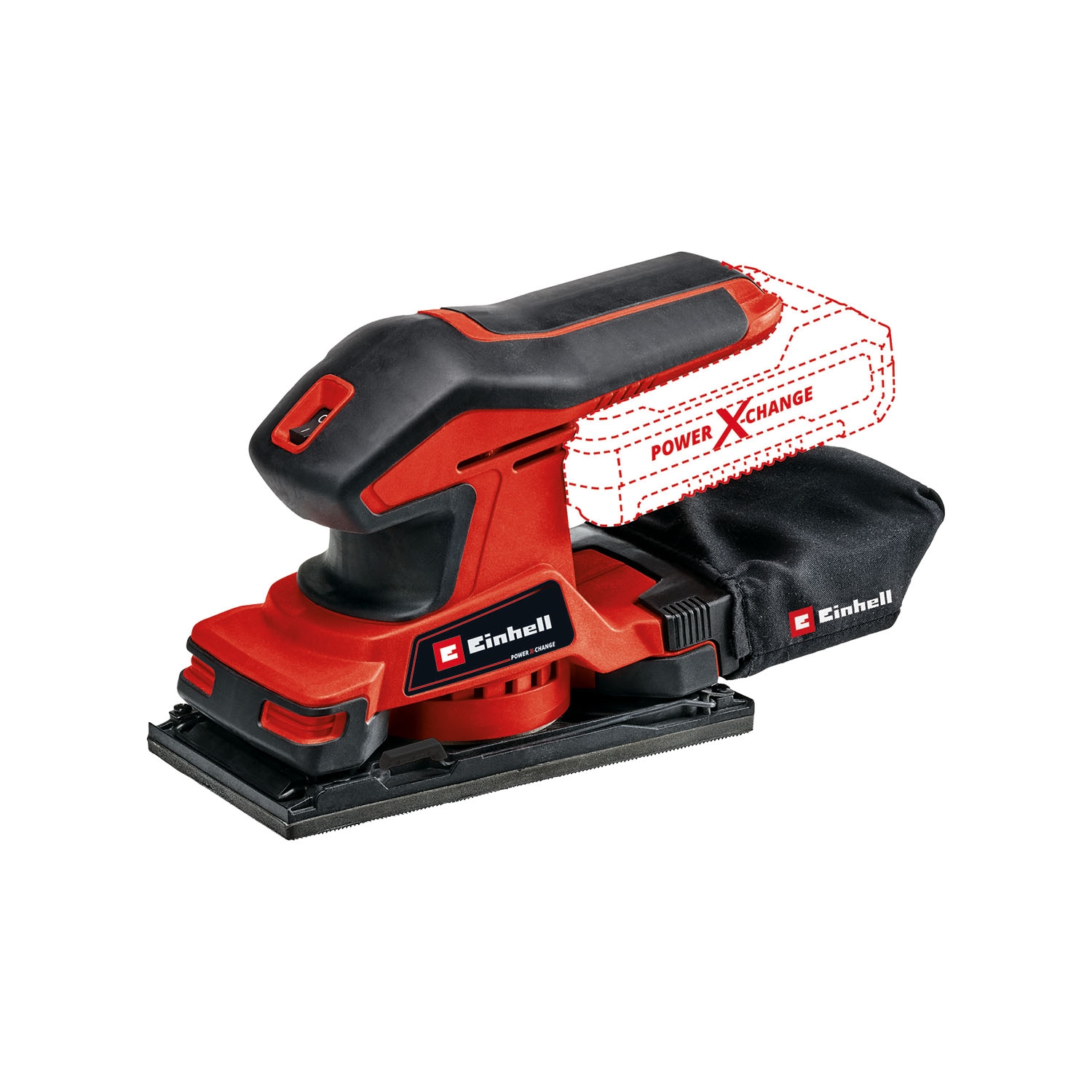 Akumulatorowa szlifierka oscylacyjna TC-OS 18/187 LI Solo Einhell, 18 V