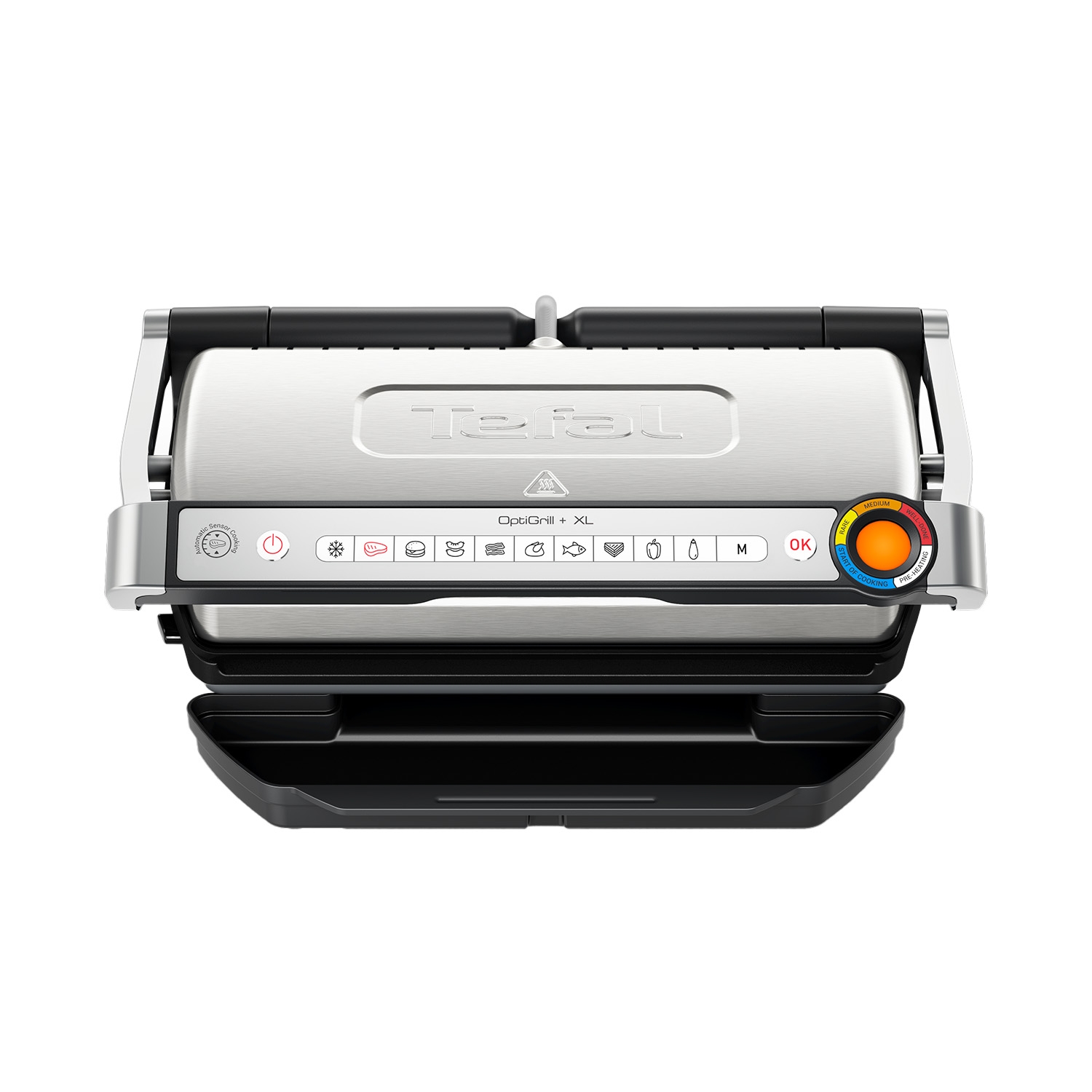 Grill elektryczny Tefal Optigrill +XL, 2000 W, srebrno-czarny
