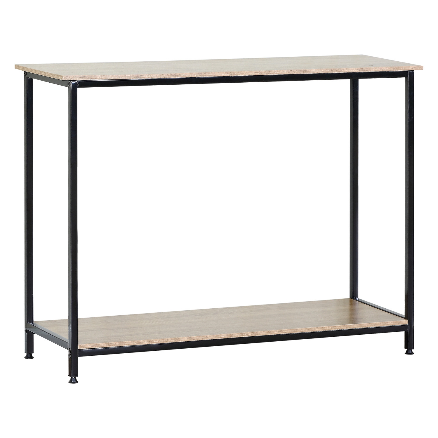 Konsola loft 106 x 35 x 81 cm OTE, 2 półki, melamina