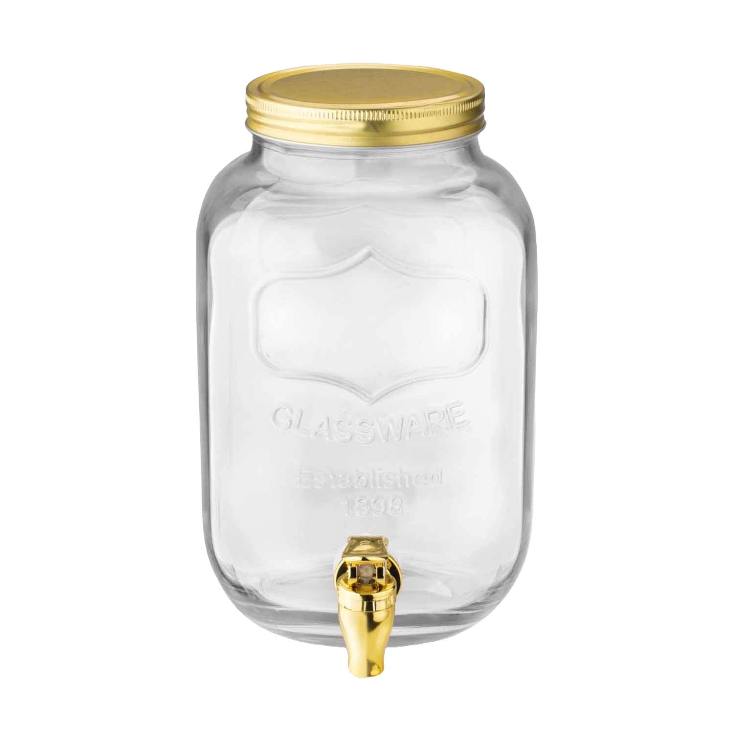 Słoik z kranikiem 4 l Tadar Gold Griffo