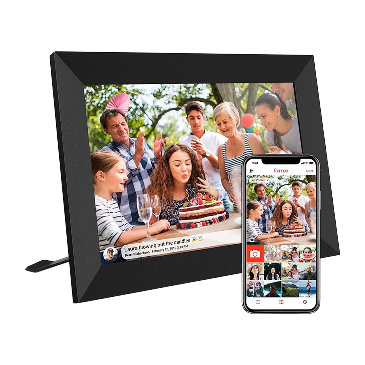 Ramka cyfrowa na zdjęcia Blow Frameo WiFi, 10,1', 16 GB, czarna
