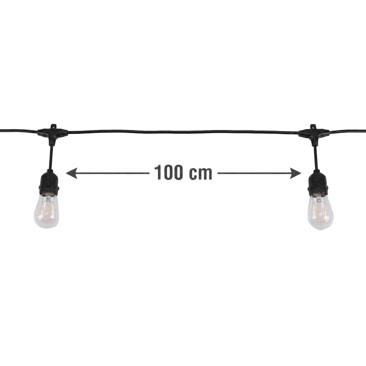 Girlanda solarna Meven, 30 żarówek LED, 15 m