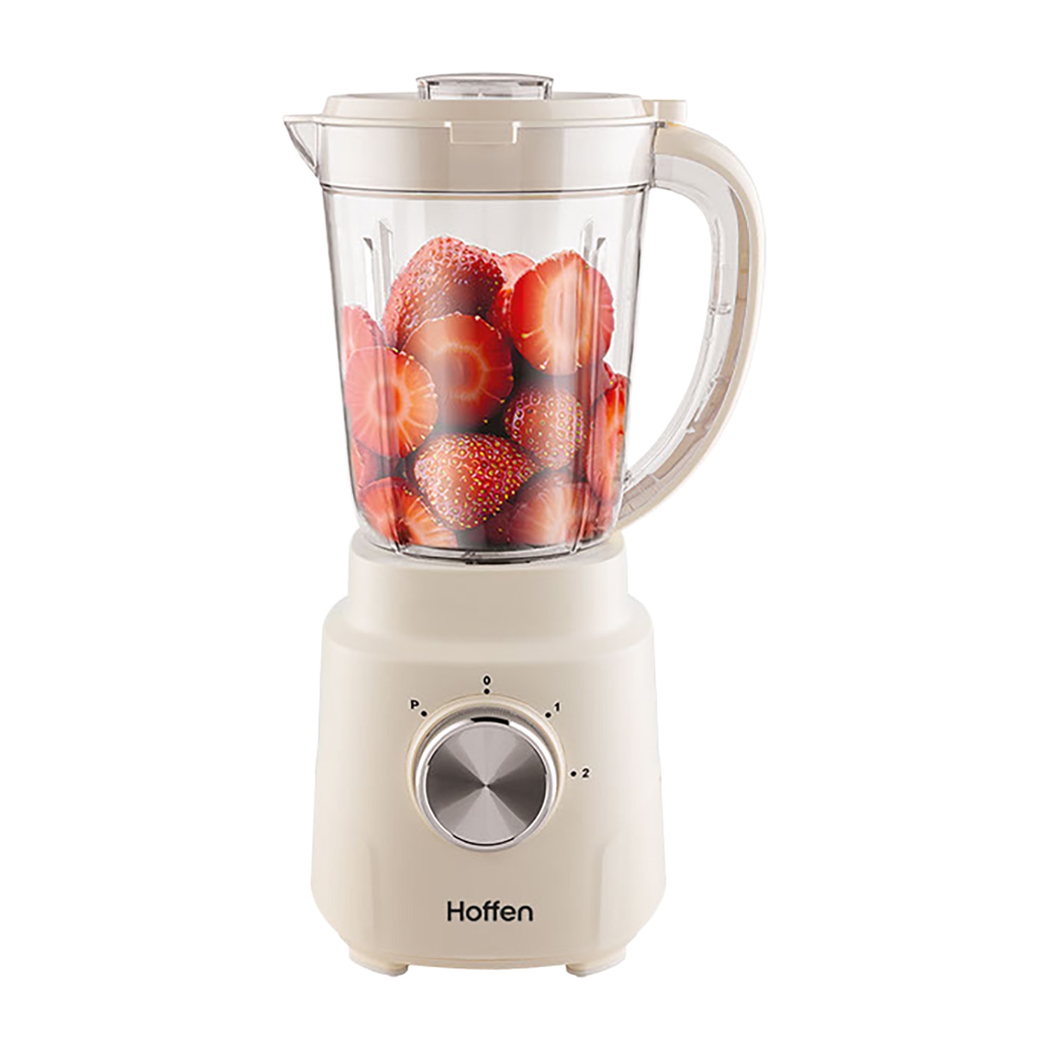 Blender kielichowy Hoffen, 600 W, 1,5 l, beżowy
