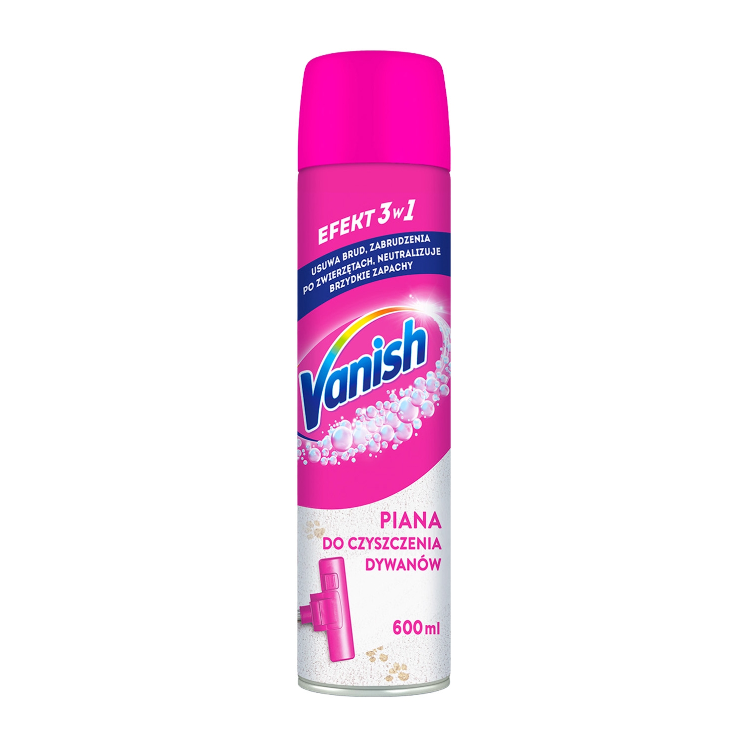 Piana do czyszczenia dywanów i tapicerek Vanish, 600 ml