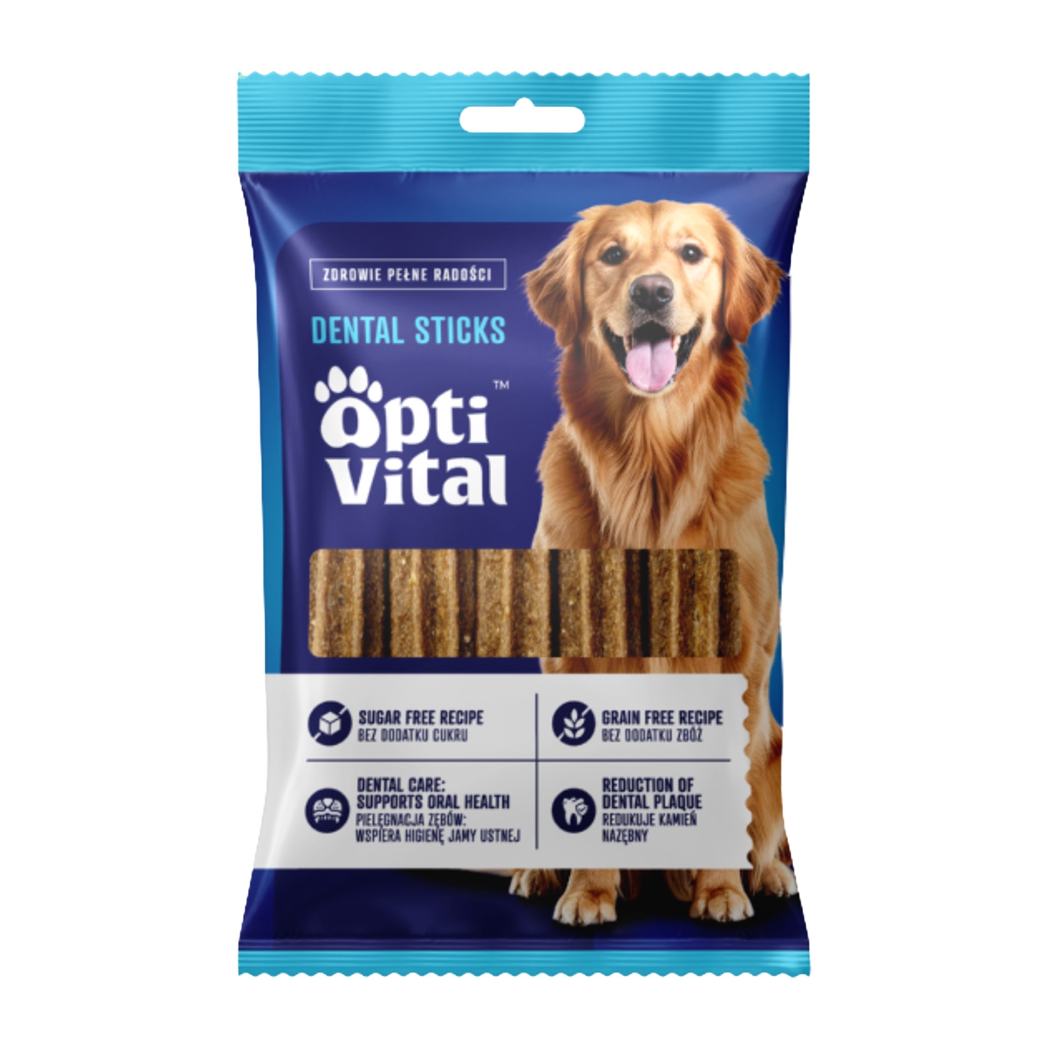 Przysmak dla psa OptiVital Dental Stick, 180 g