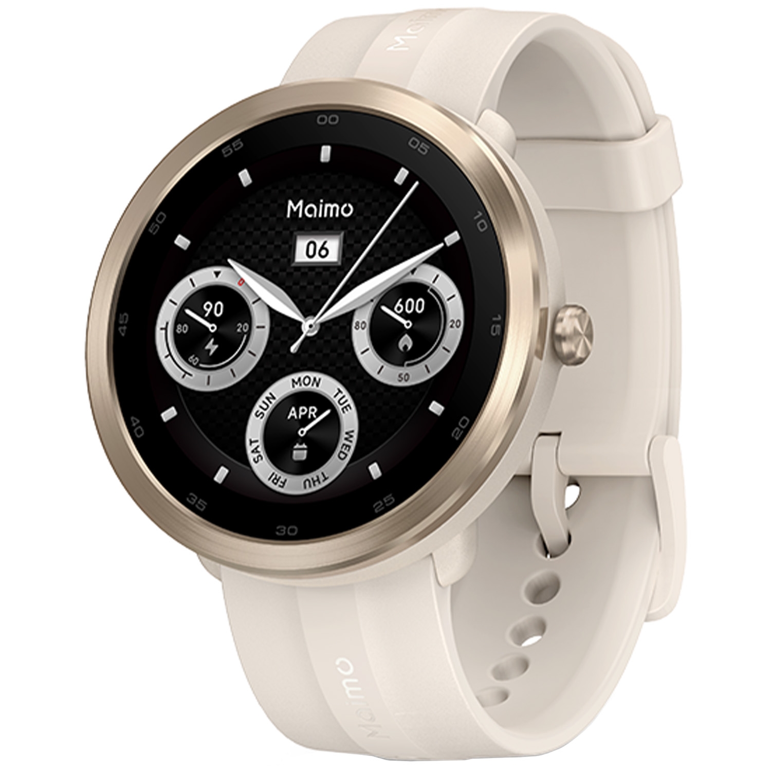 Smartwatch Maimo Watch R WT2001-GPS, wodoodporny, złoty