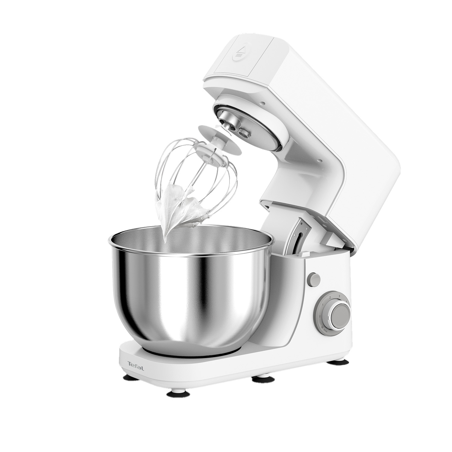 Robot planetarny Tefal Masterchef Essential, 800 W, 4,8 l, 3 końcówki, biały